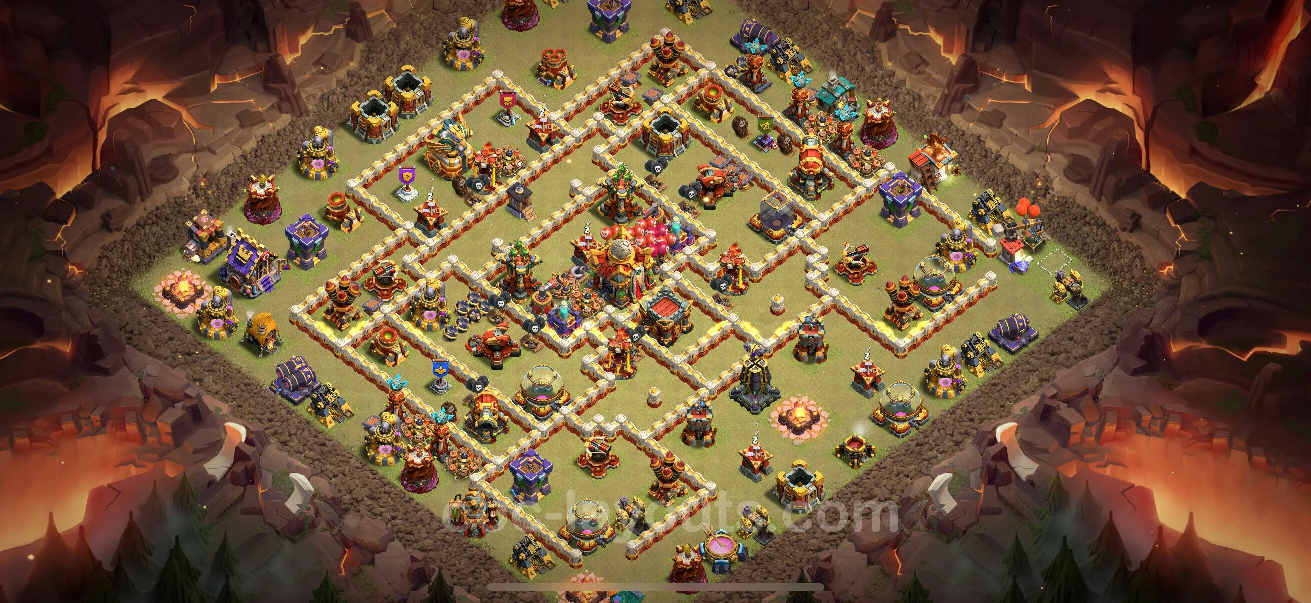 Top War Base TH16 with Link - Anti 3 Stars CWL Plan 2026 - Clash of Clans - (#111) — Wojna BH16