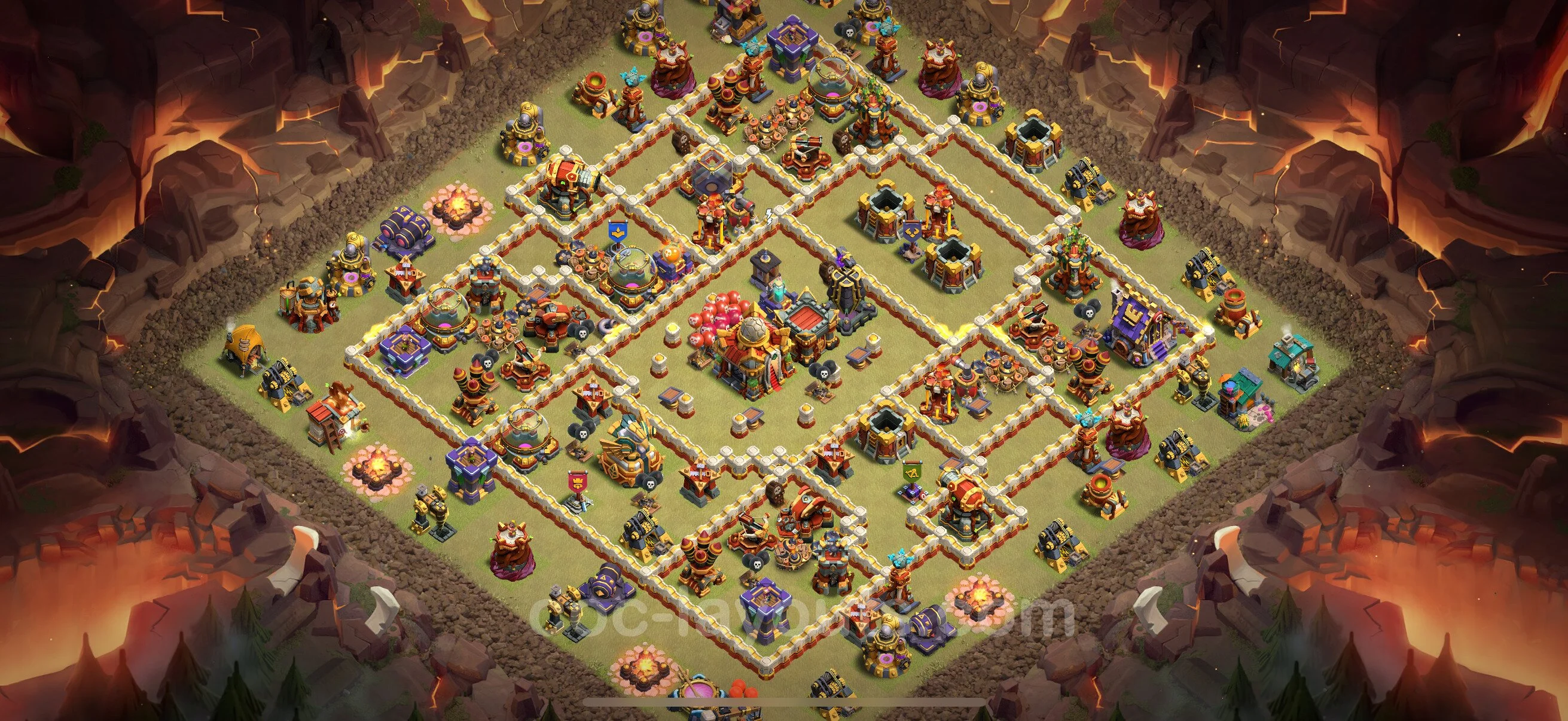 Top War Base TH16 with Link - Anti 2 Stars CWL Plan 2026 - Clash of Clans - (#114) — Oorlog BH16