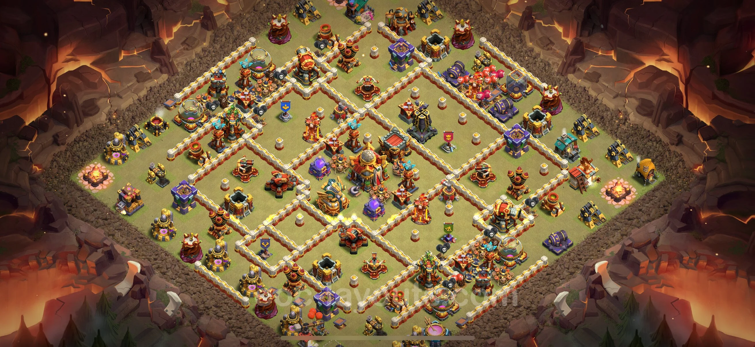 Top War Base TH16 with Link, Anti Everything - Anti 3 Stars CWL Plan 2026 - Clash of Clans - (#117) — Krieg BH16