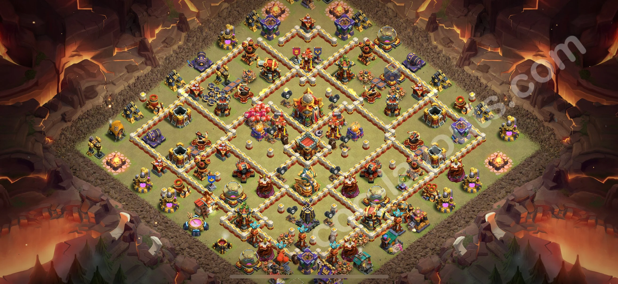 Top War Base TH16 with Link, Anti Everything - Anti 3 Stars CWL Plan 2026 - Clash of Clans - (#118) — War BH16