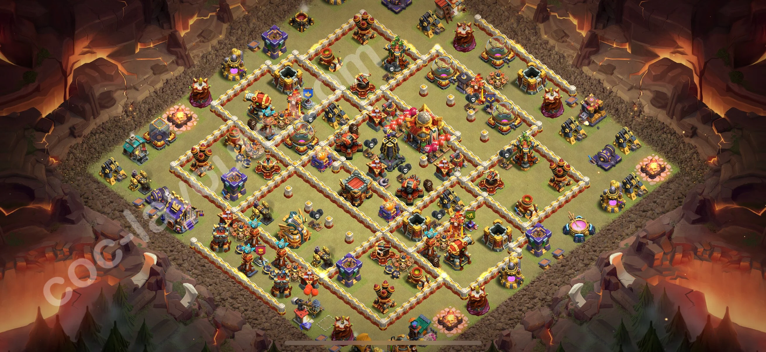 Top War Base TH16 with Link, Anti Everything - CWL Defence Plan 2026 - Clash of Clans - (#119) — Guerre BH16