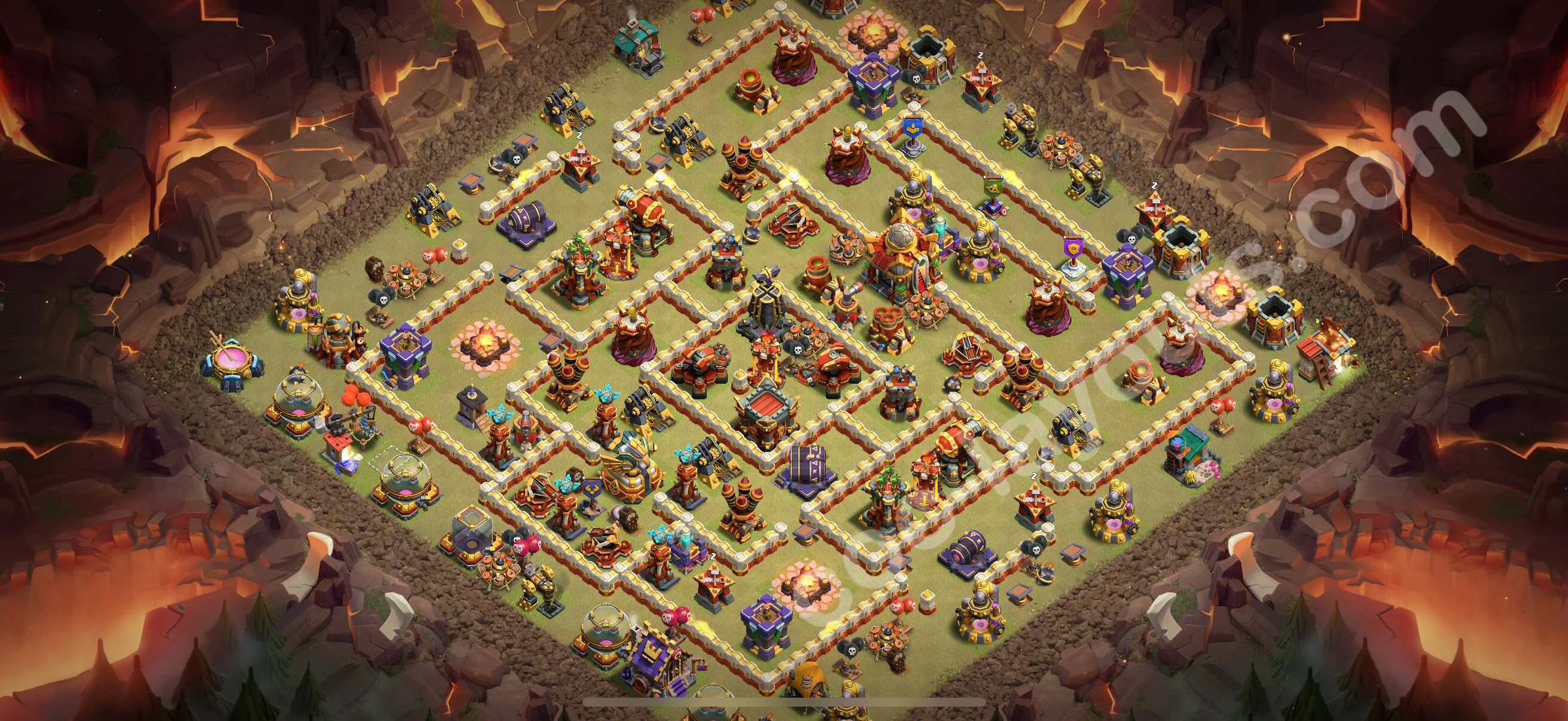 Top War Base TH16 with Link, Anti Everything - Anti 3 Stars CWL Plan 2026 - Clash of Clans - (#121) — War BH16