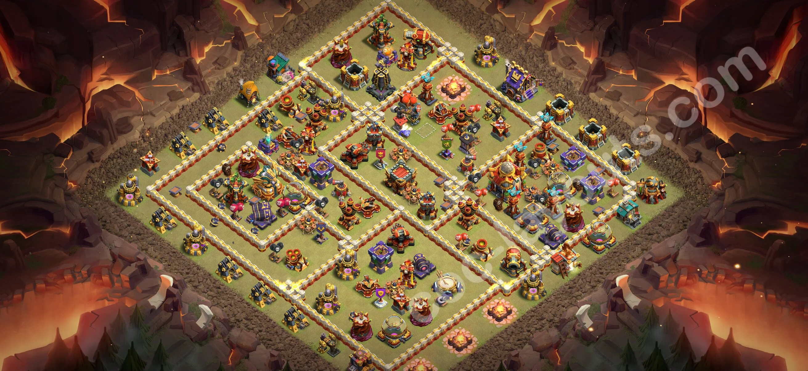 Top War Base TH16 with Link - Anti 3 Stars CWL Plan 2026 - Clash of Clans - (#125) — Війна BH16
