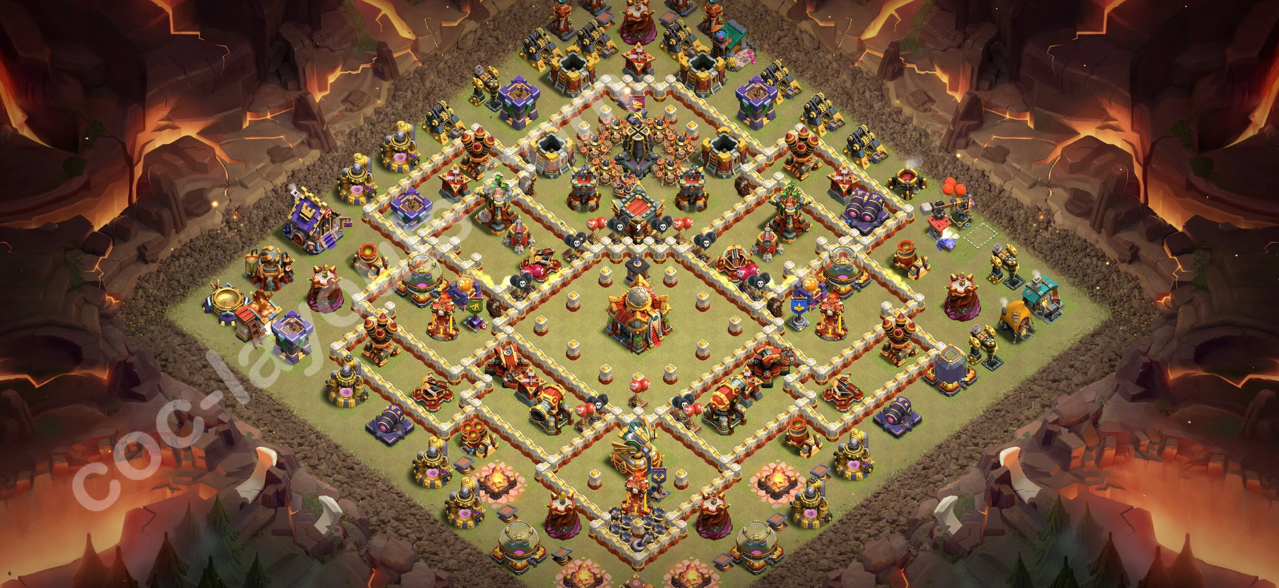 Top War Base TH16 with Link - Anti 2 Stars CWL Plan 2026 - Clash of Clans - (#127) — Война BH16