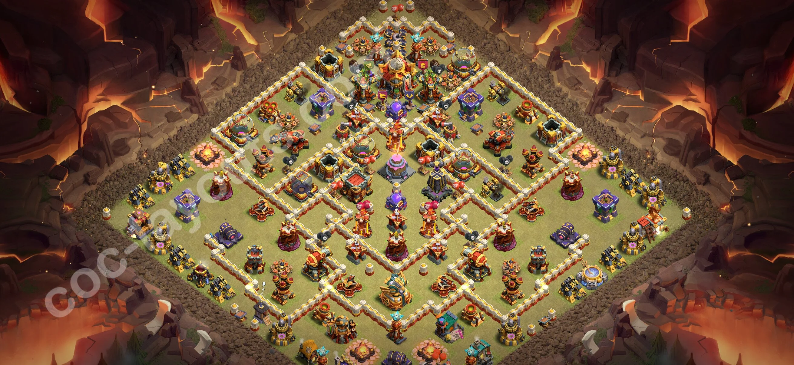 Top War Base TH16 with Link, Legend League - Anti 2 Stars CWL Plan 2026 - Clash of Clans - (#135) — Guerre BH16