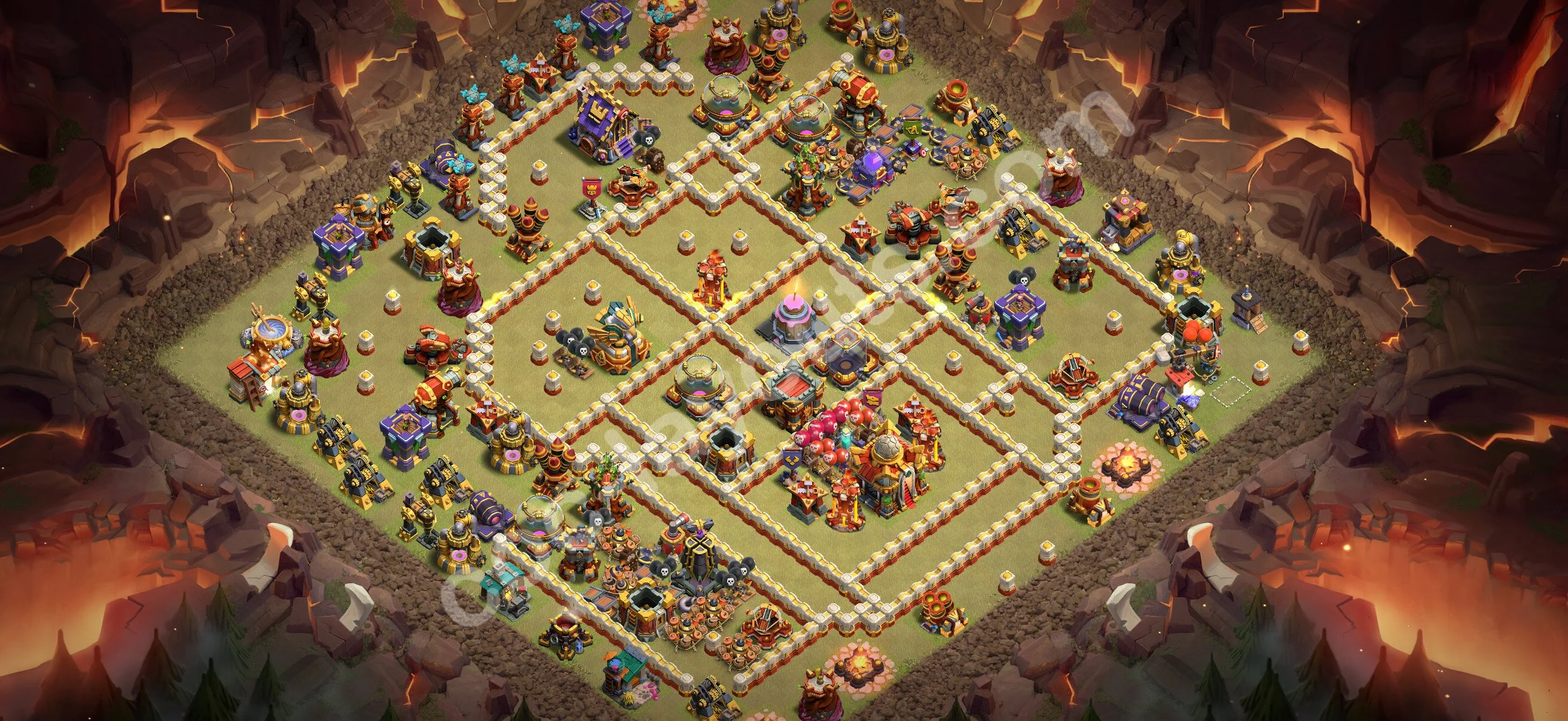Top War Base TH16 with Link, Anti Everything - CWL Defence Plan 2026 - Clash of Clans - (#137) — Oorlog BH16