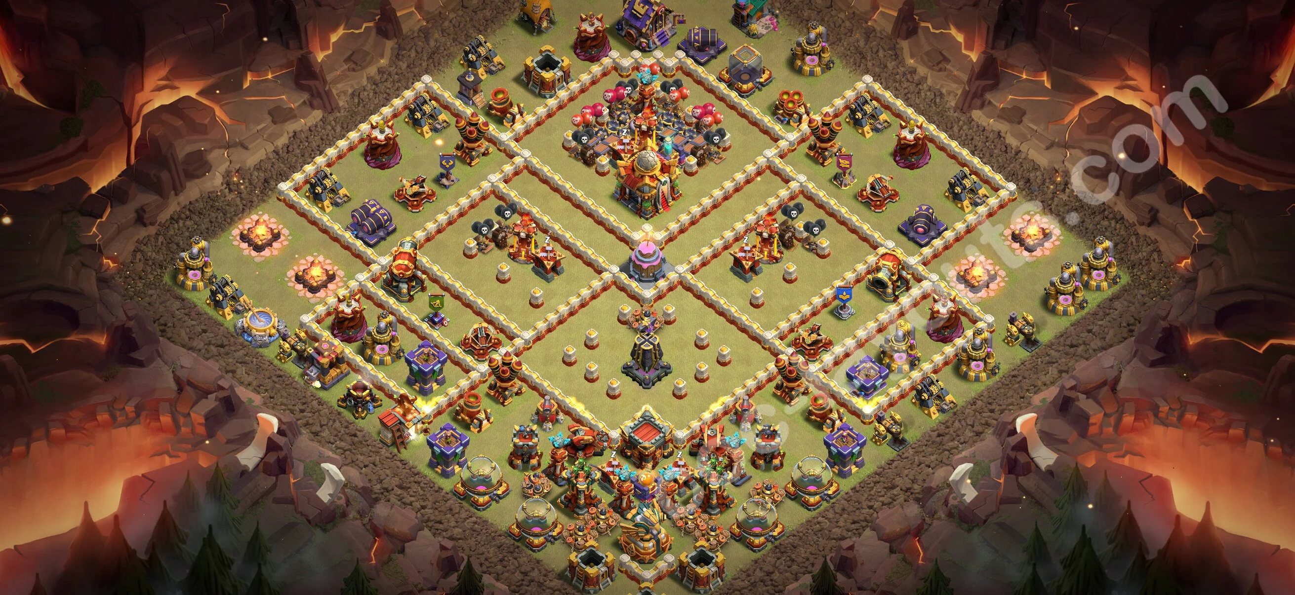 Top War Base TH16 with Link - Anti 3 Stars CWL Plan 2026 - Clash of Clans - (#138) — War BH16