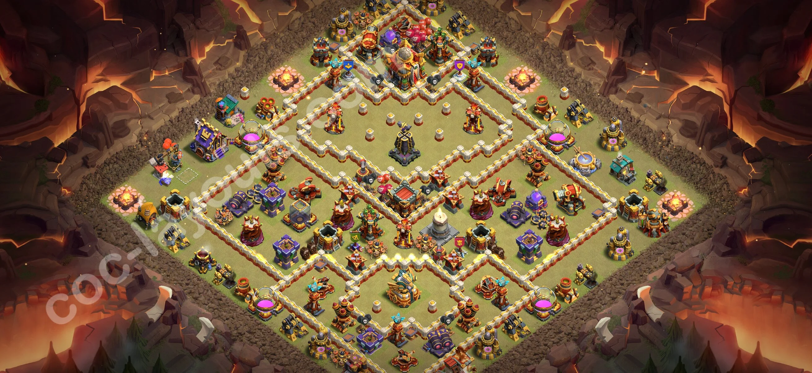 Top War Base TH16 with Link, Anti Everything - Anti 3 Stars CWL Plan 2026 - Clash of Clans - (#140) — Oorlog BH16