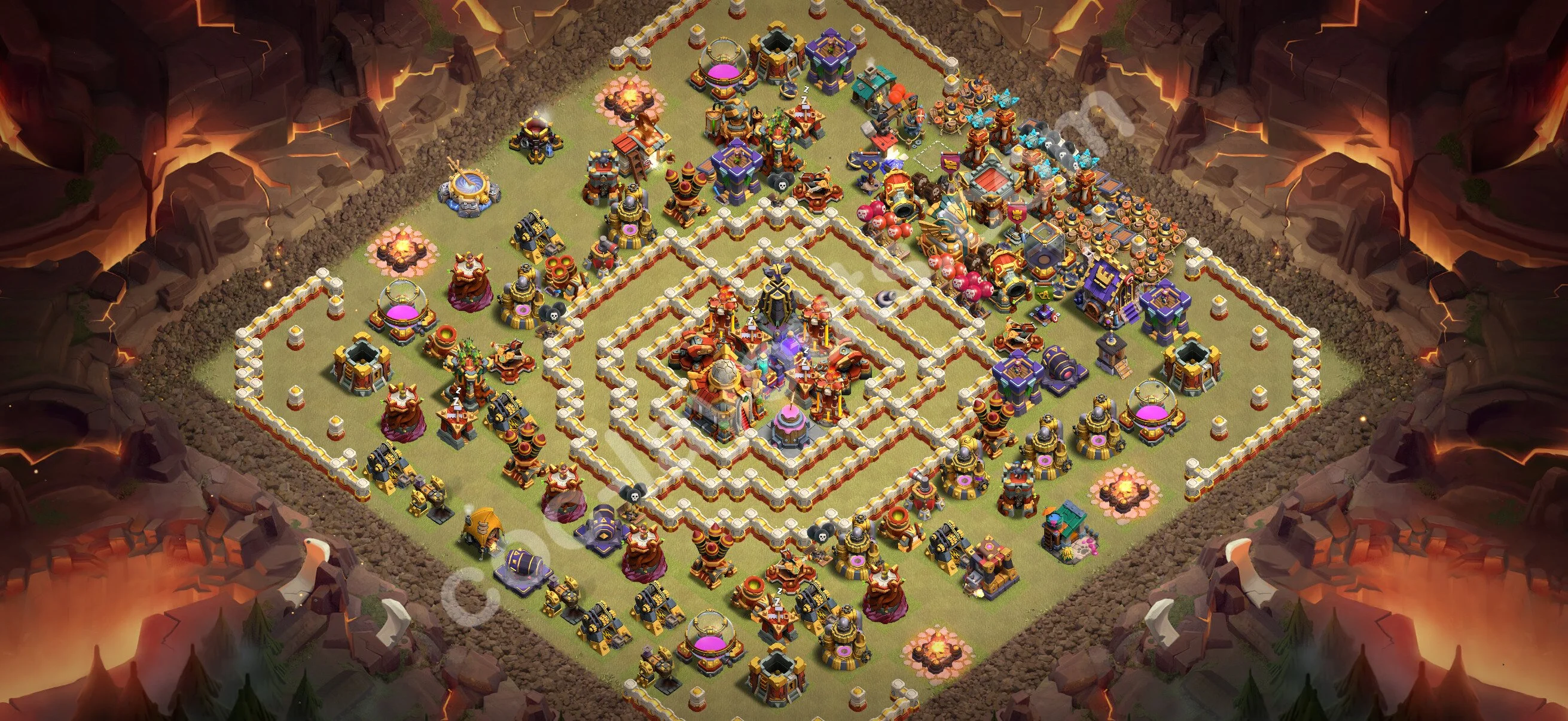 Top War Base TH16 with Link - Anti 3 Stars CWL Plan 2026 - Clash of Clans - (#141) — War BH16