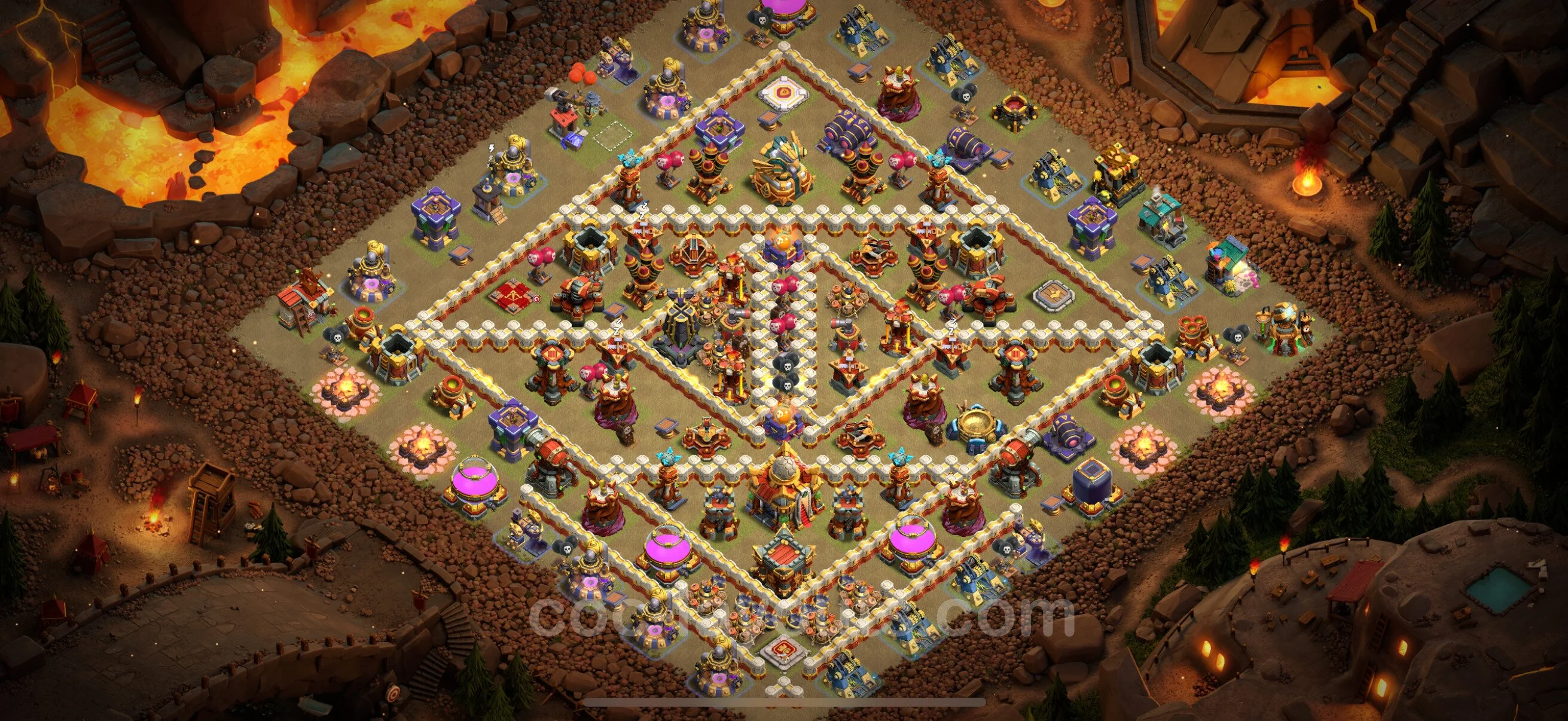 Top War Base TH16 with Link - CWL Defence Plan - Clash of Clans - (#18) — War BH16