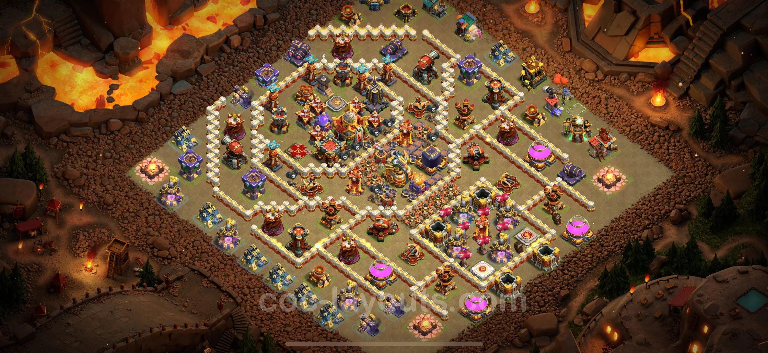 Top War Base TH16 with Link - CWL Defence Plan - Clash of Clans - (#21) — War BH16