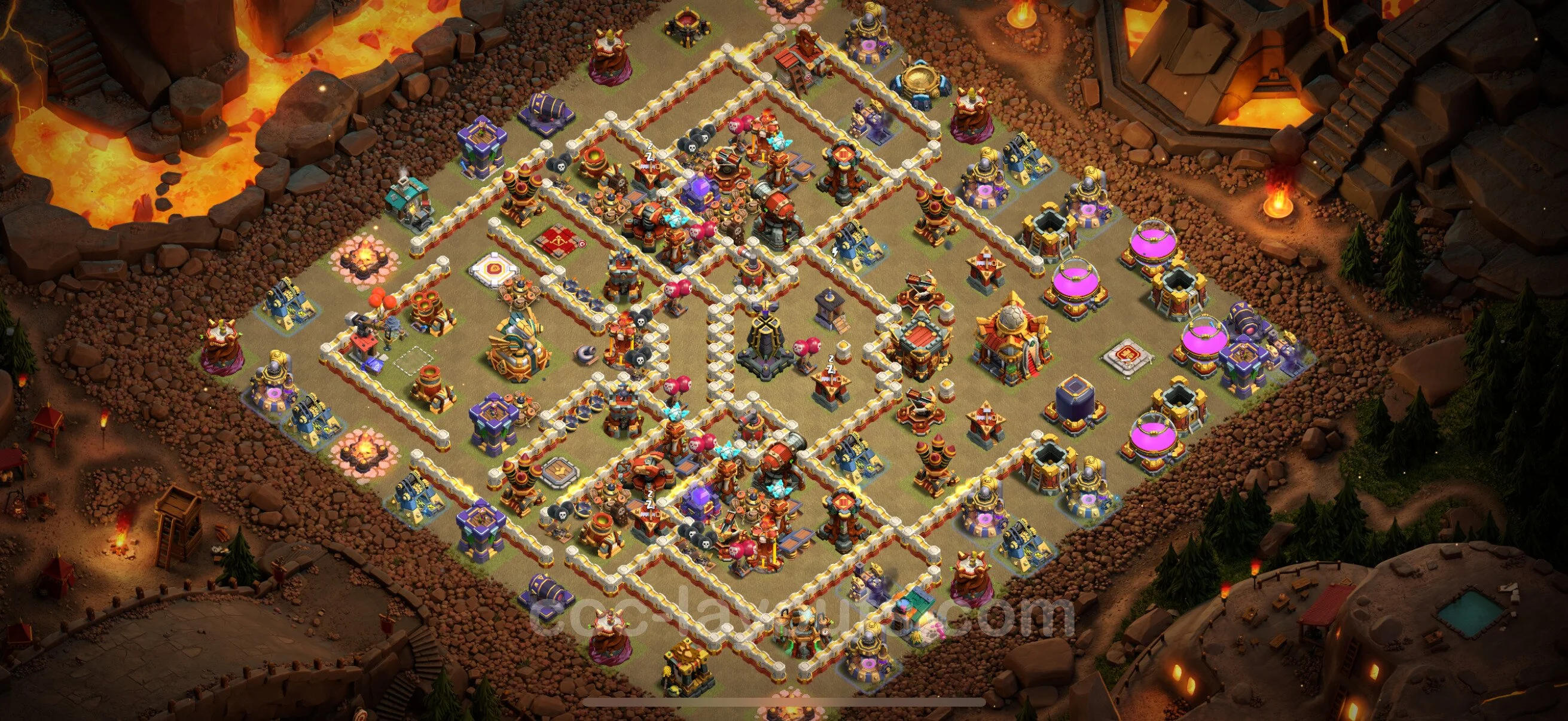 Top War Base TH16 with Link - CWL Defence Plan - Clash of Clans - (#23) — War BH16