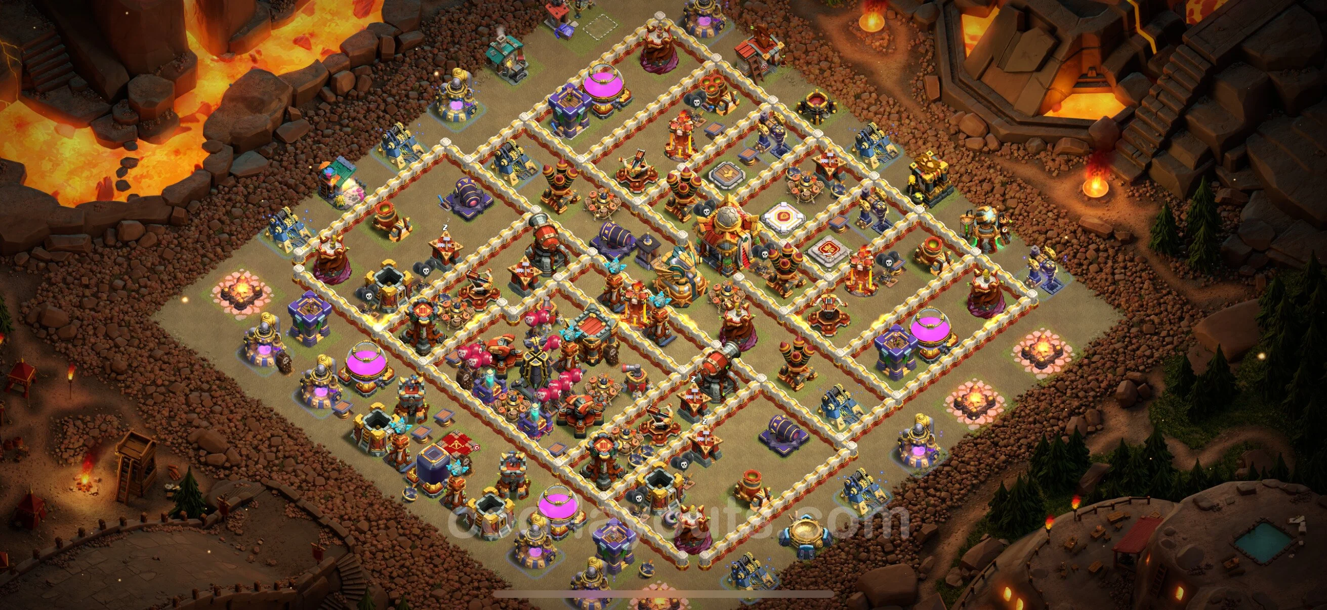 Top War Base TH16 with Link - CWL Defence Plan - Clash of Clans - (#37) — Oorlog BH16