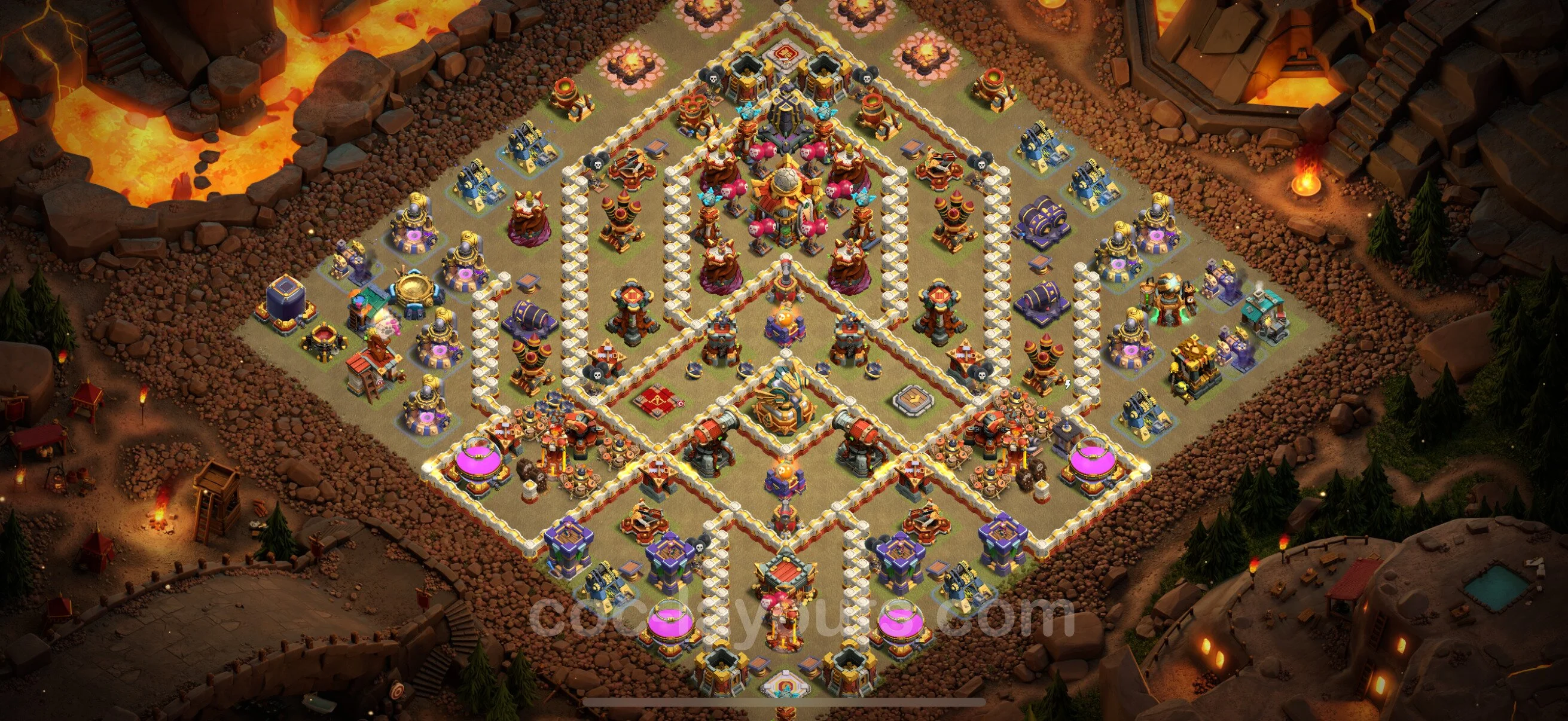 Top War Base TH16 with Link - CWL Defence Plan - Clash of Clans - (#42) — Wojna BH16