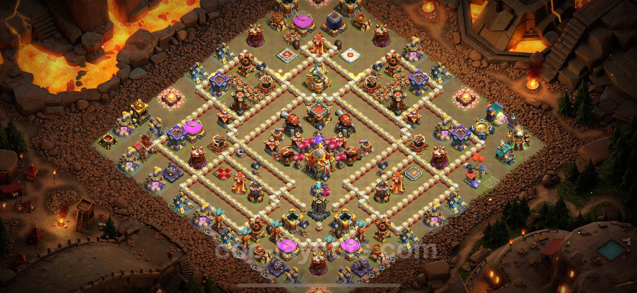 Top War Base TH16 with Link, Legend League - Anti 2 Stars CWL Plan - Clash of Clans - (#48) — Wojna BH16