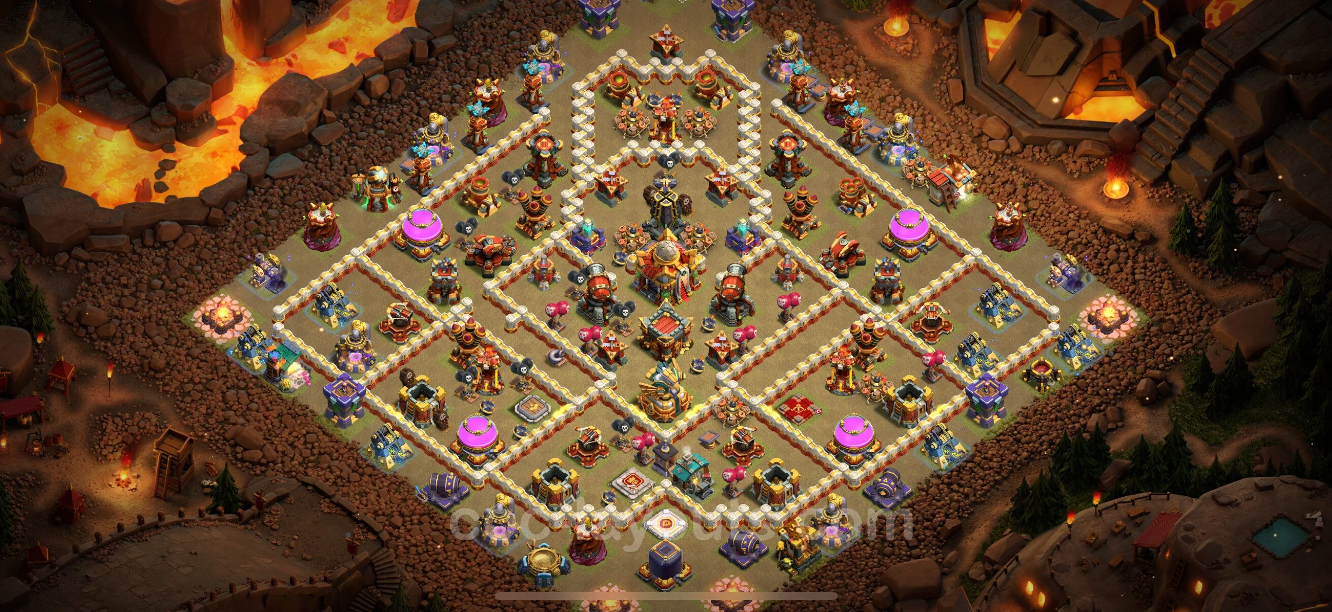 Top War Base TH16 with Link, Anti Everything - Anti 2 Stars CWL Plan - Clash of Clans - (#54) — Wojna BH16