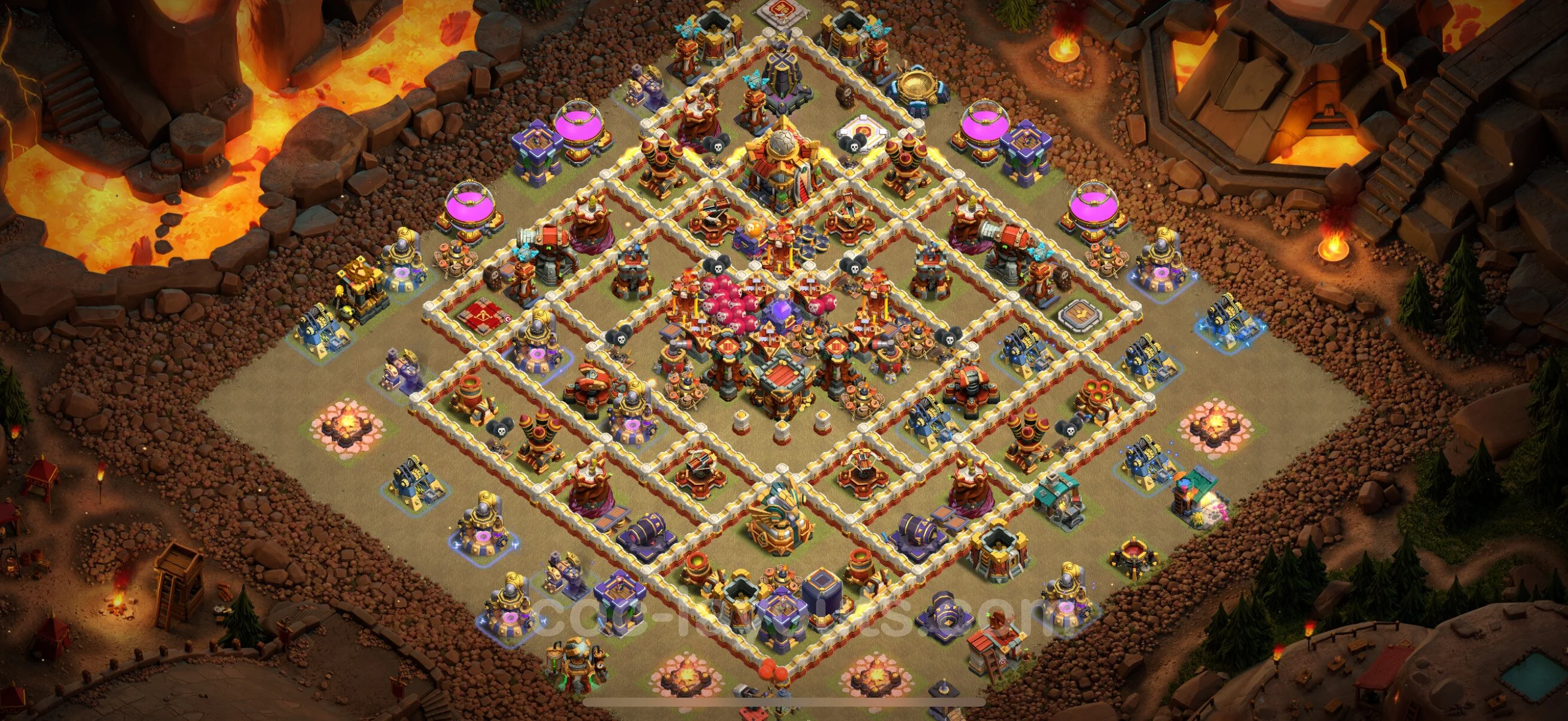 Top War Base TH16 with Link - Anti 3 Stars CWL Plan - Clash of Clans - (#64) — Війна BH16
