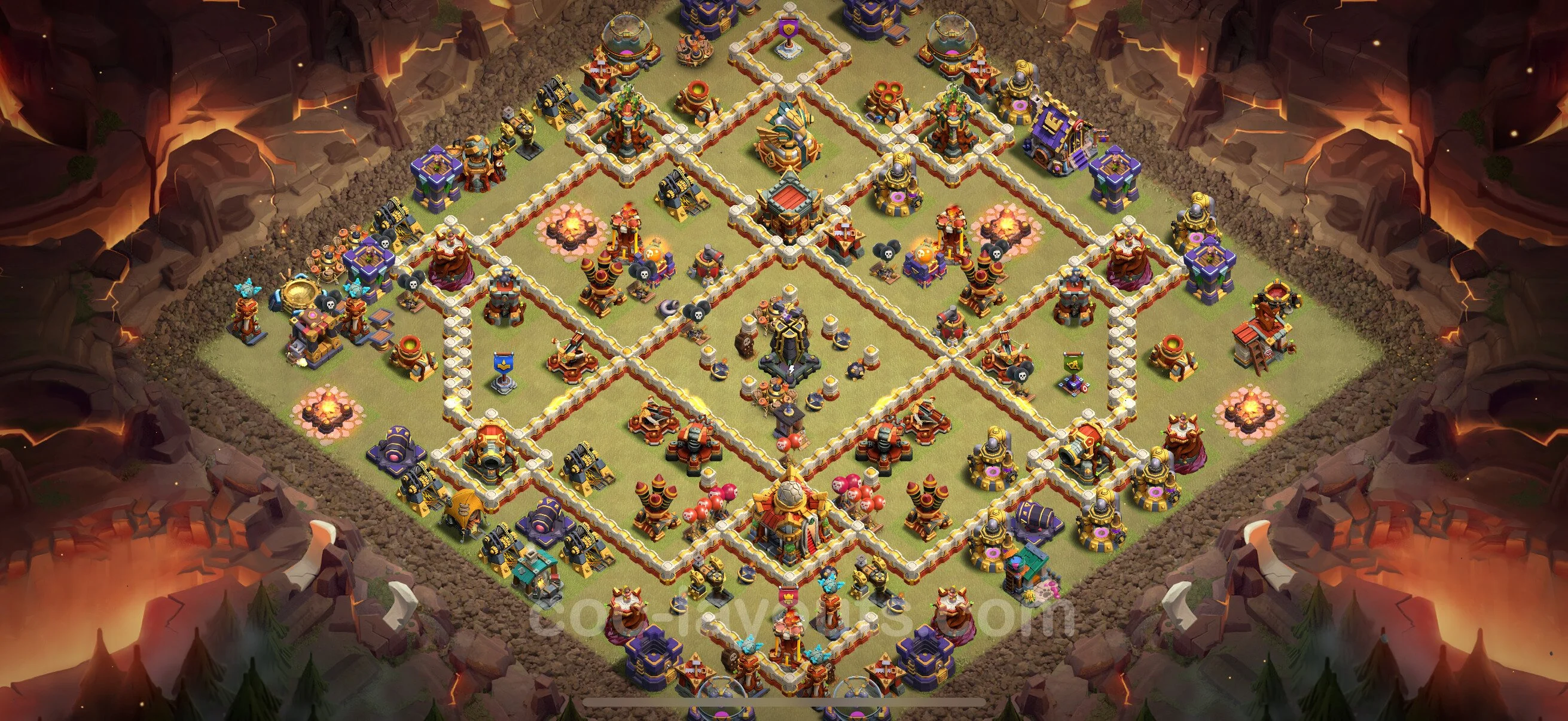 Top War Base TH16 with Link, Anti Everything - Anti 3 Stars CWL Plan - Clash of Clans - (#70) — Война BH16
