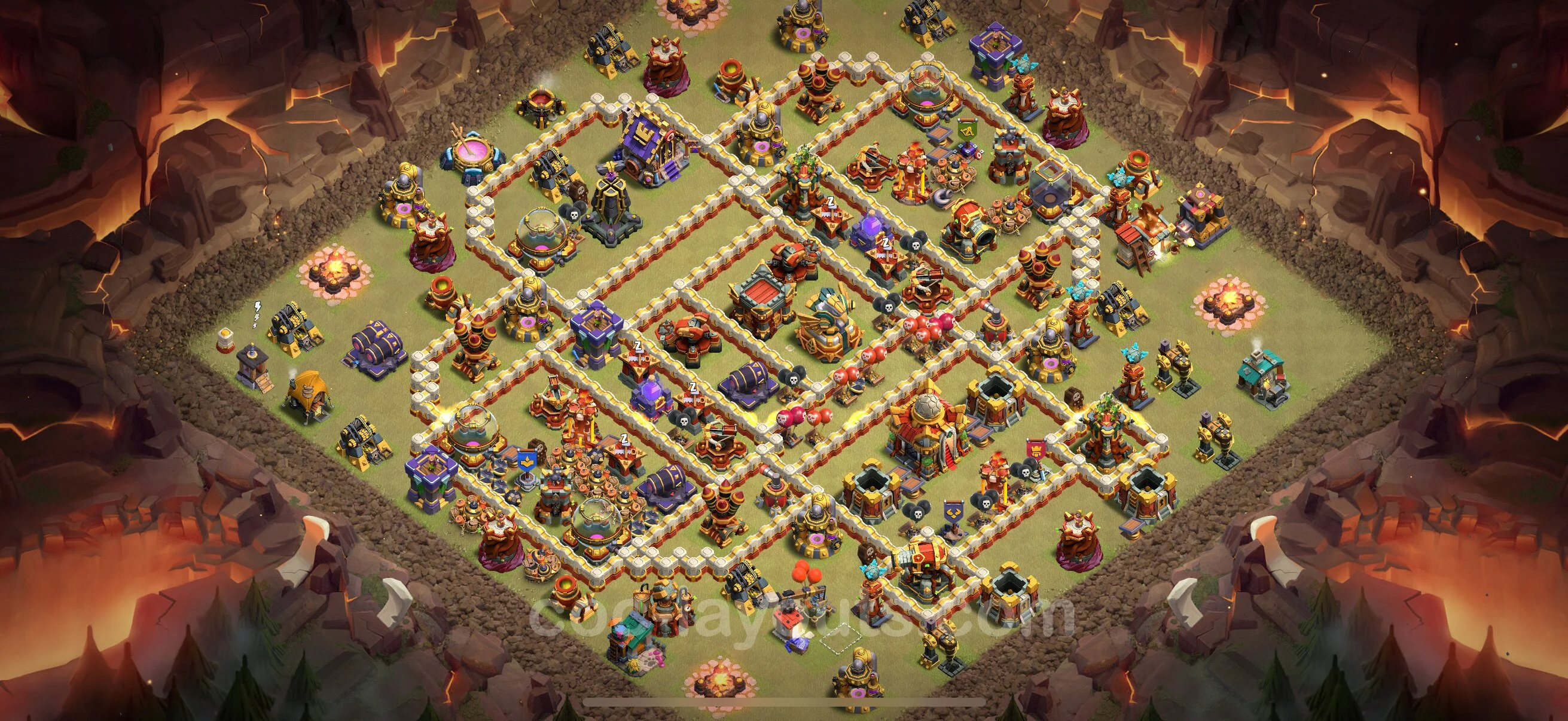 Top War Base TH16 with Link, Anti Everything - CWL Defence Plan - Clash of Clans - (#76) — Война BH16