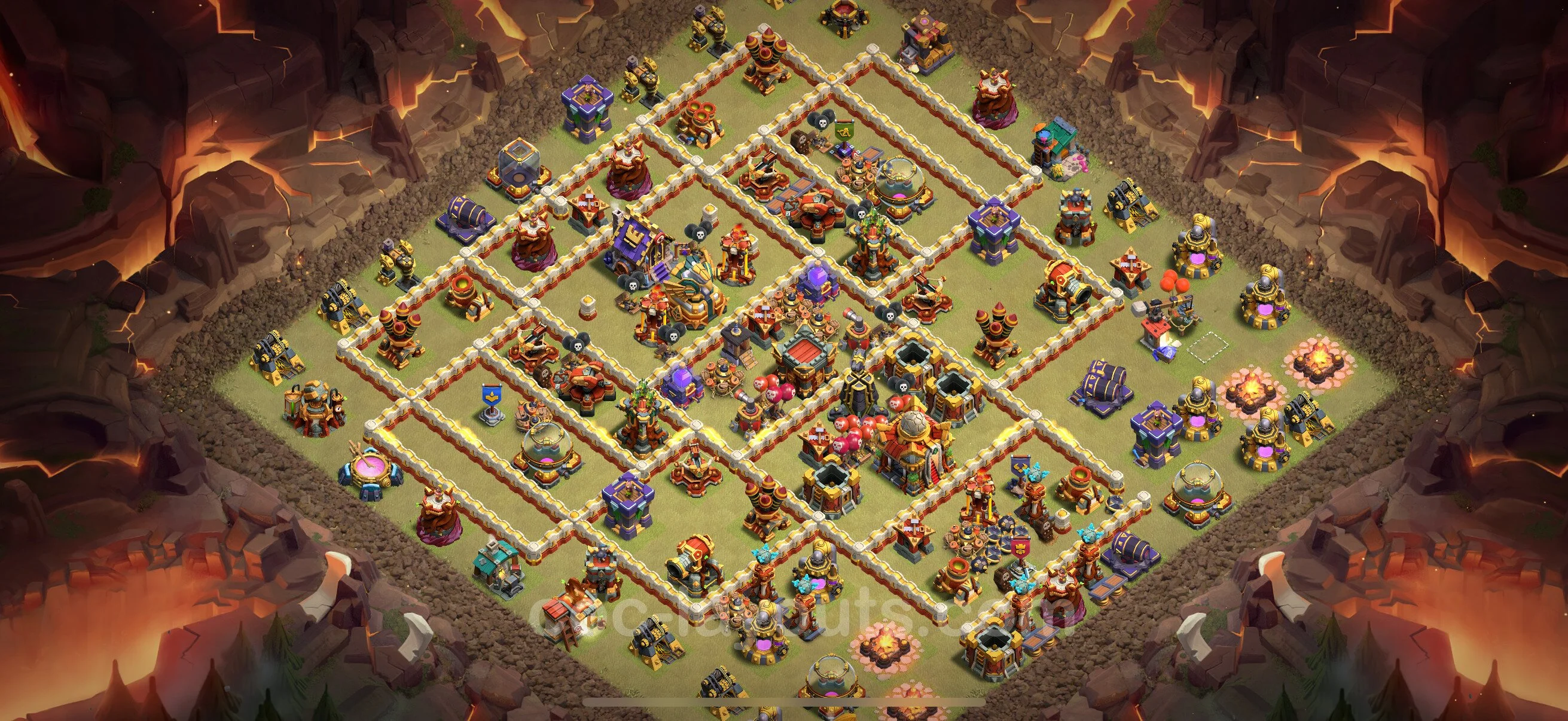Top War Base TH16 with Link, Legend League, Anti Everything - CWL Defence Plan - Clash of Clans - (#77) — Oorlog BH16