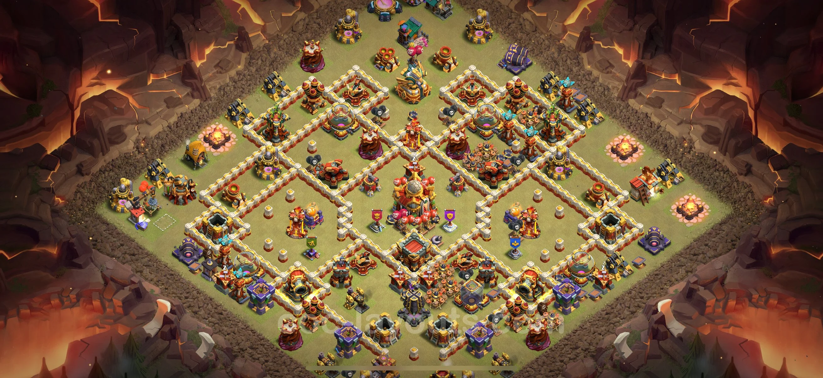Top War Base TH16 with Link, Anti Everything - CWL Defence Plan - Clash of Clans - (#86) — Війна BH16