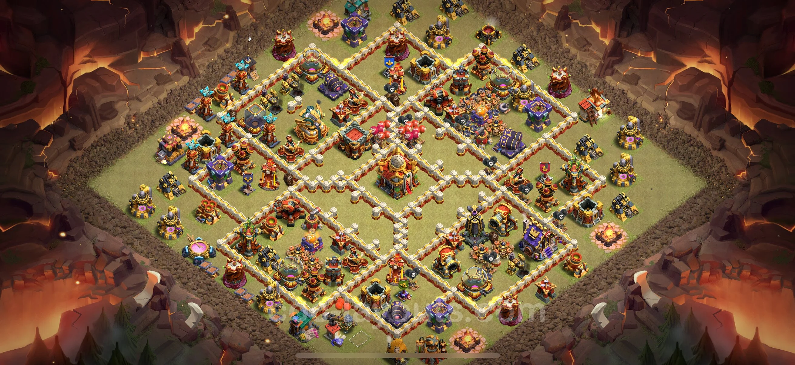 Top War Base TH16 with Link - CWL Defence Plan - Clash of Clans - (#87) — Oorlog BH16