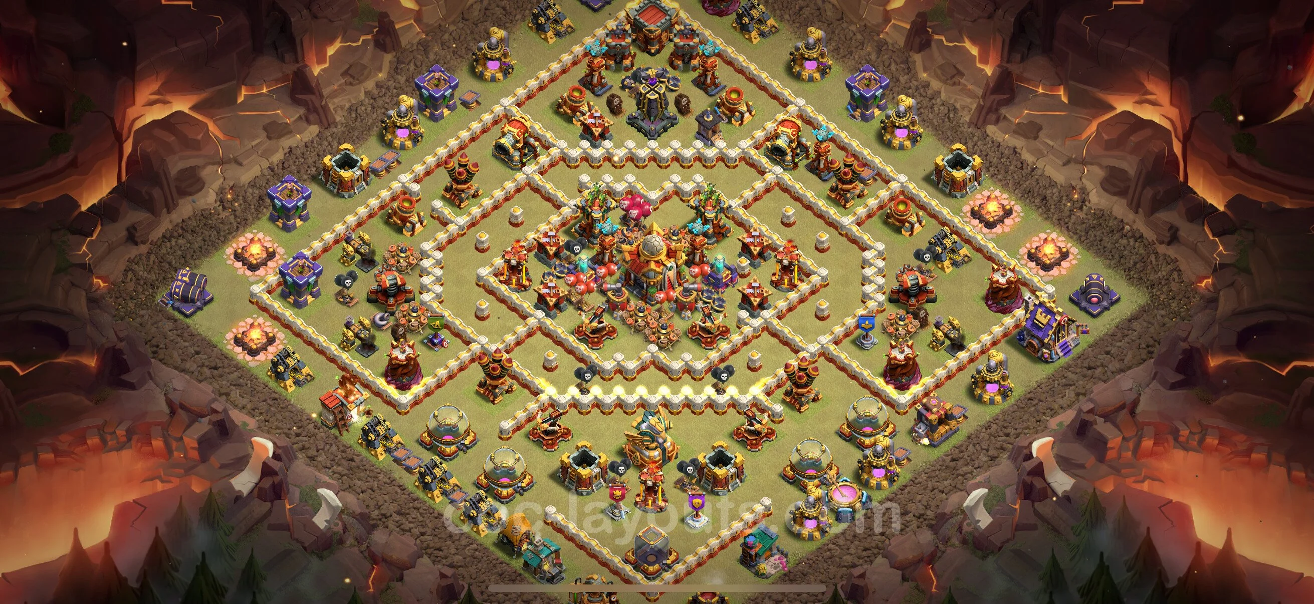 Top War Base TH16 with Link, Anti Everything - Anti 3 Stars CWL Plan - Clash of Clans - (#90) — Wojna BH16
