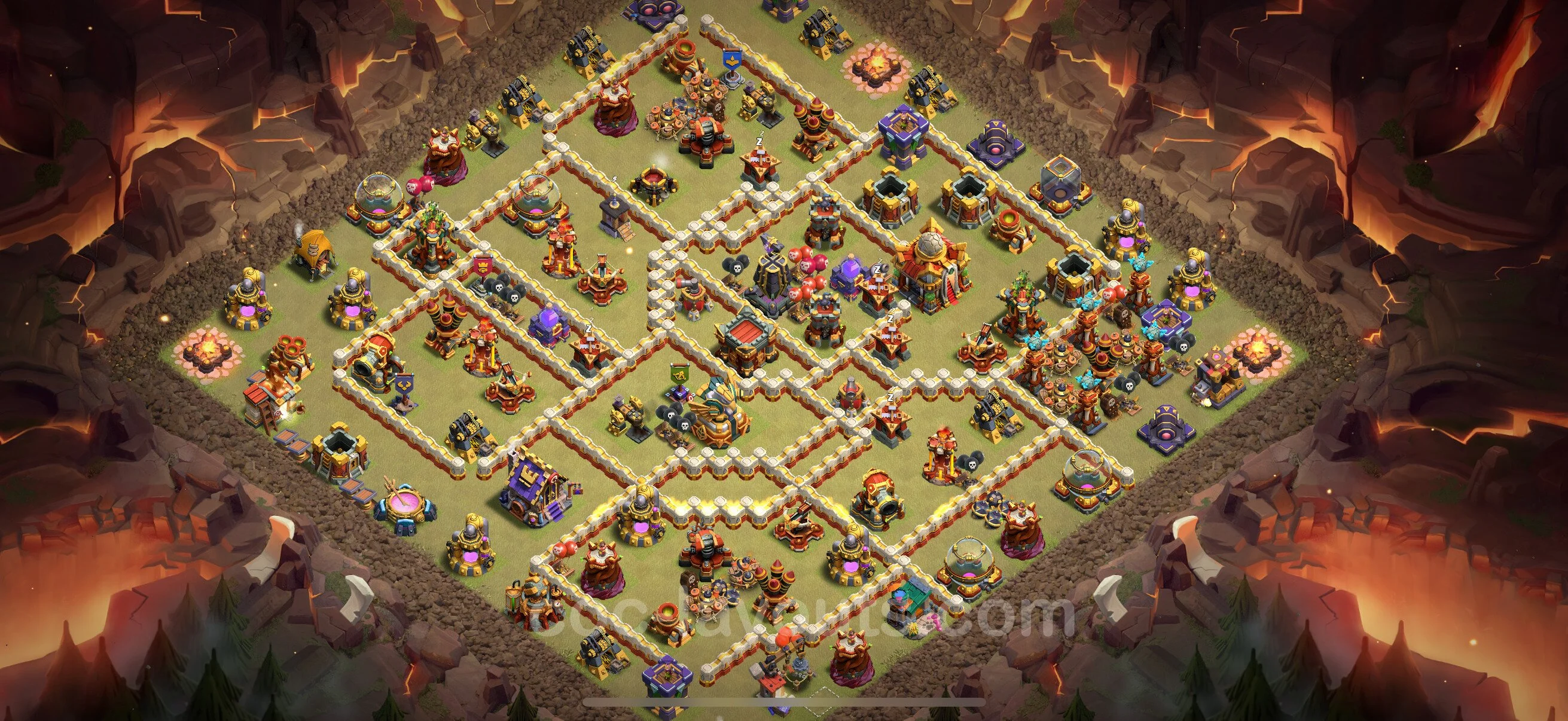 Top War Base TH16 with Link - CWL Defence Plan - Clash of Clans - (#91) — Война BH16