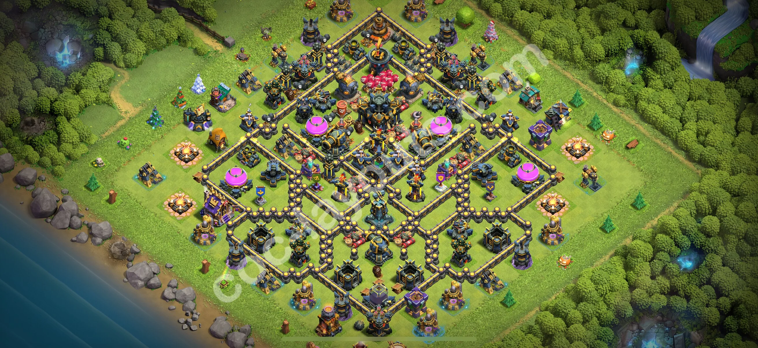 Anti 2 Stars Base TH17 with Link, Legend League - best plan / layout / design - Clash of Clans 2026 - (#28) — Захист TH17