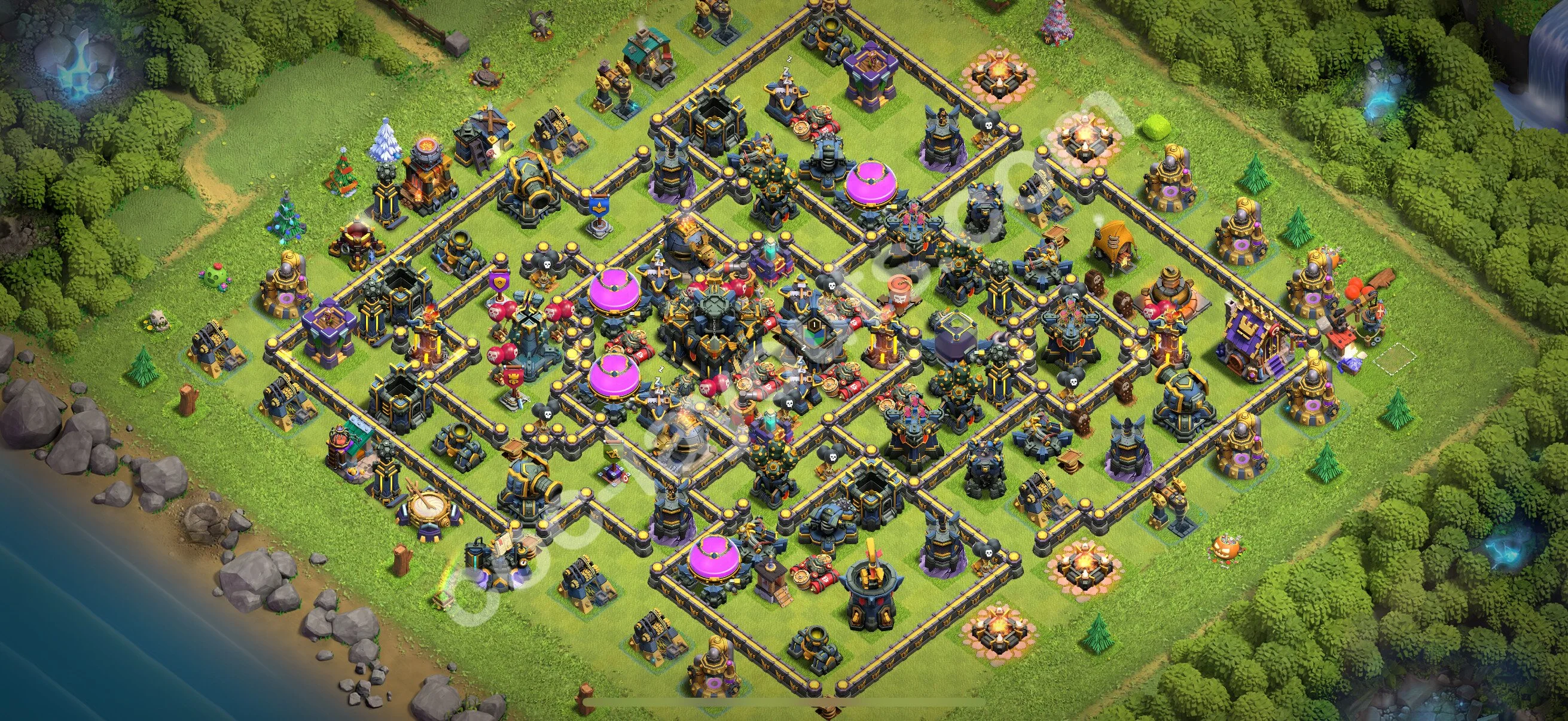 Base TH17 with Link, Legend League - Anti Dragon Defence Plan / Anti Air - Clash of Clans 2026 - (#4)