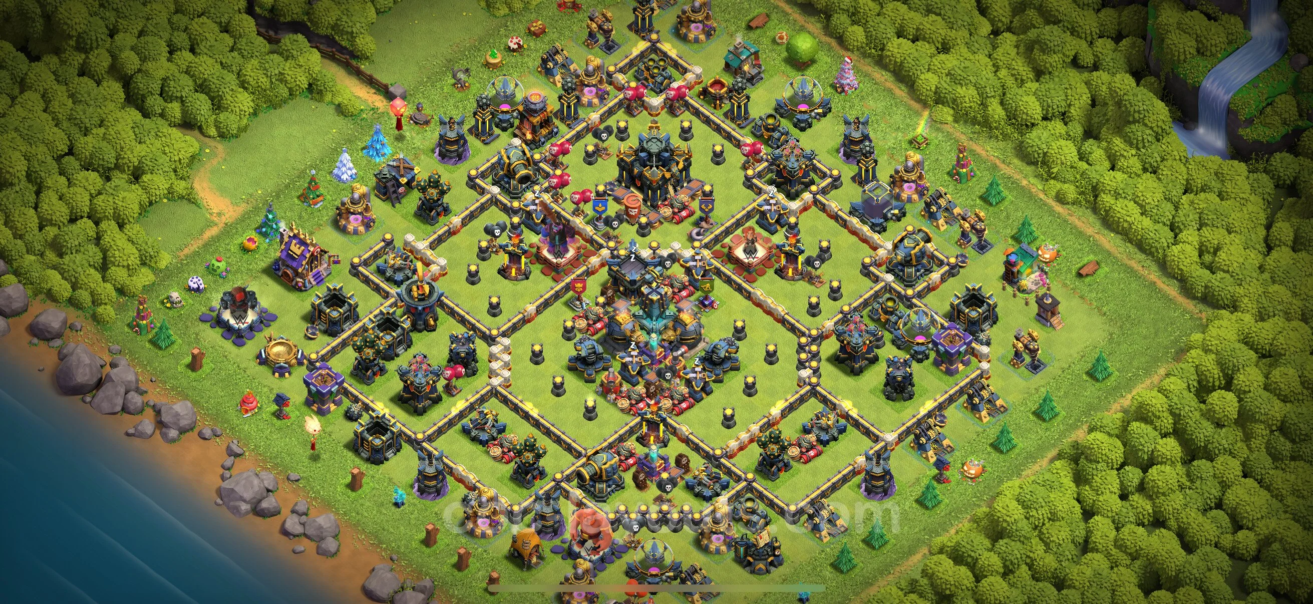Top Base TH17 with Link - Anti Everything Defence Plan - Clash of Clans - (#46) — Defense TH17