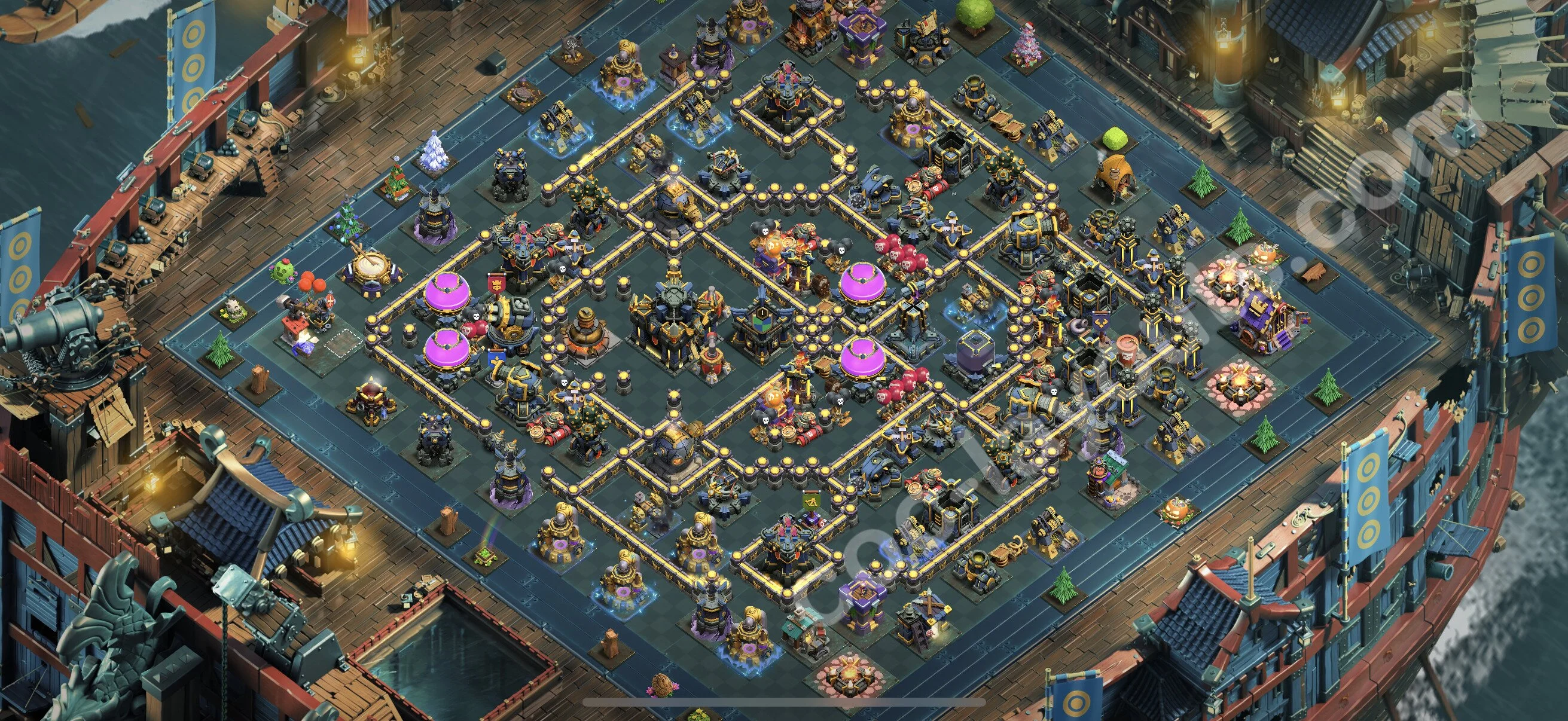 Defense (Trophy) Base TH17 with Link, Anti Everything, Hybrid - plan / layout / design - Clash of Clans 2026 - (#51) — Obrona TH17