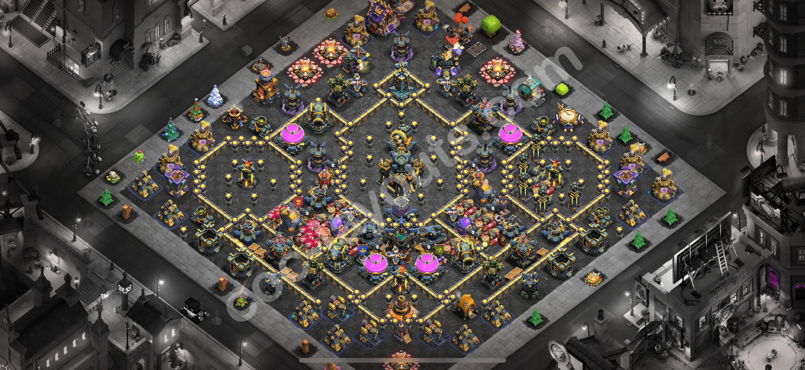 Anti 3 Stars Base TH17 with Link - best plan / layout / design - Clash of Clans 2026 - (#53) — Захист TH17