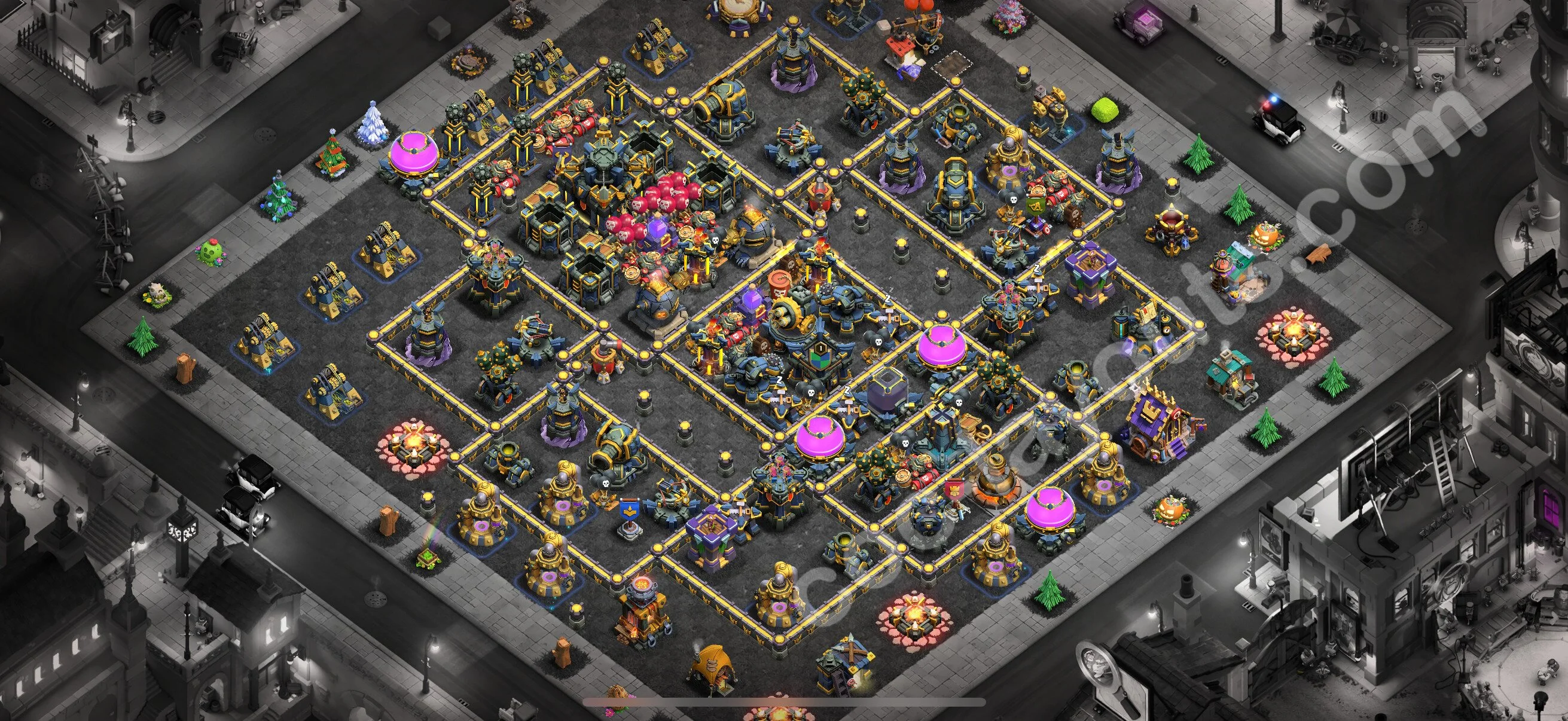 Top Base TH17 with Link, Hybrid - Anti Everything Defence Plan - Clash of Clans 2026 - (#54) — Verteidigung TH17