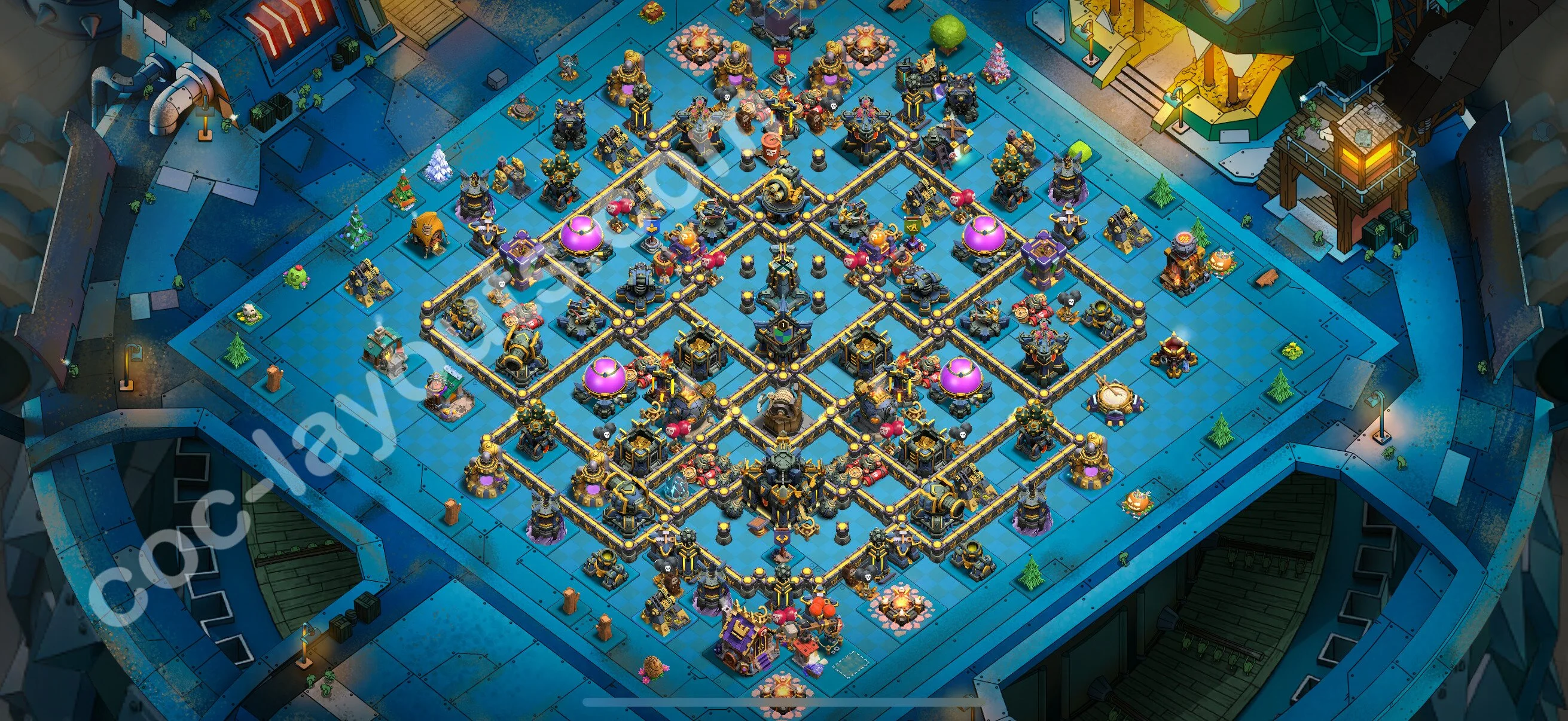 Anti 3 Stars Base TH17 with Link - best plan / layout / design - Clash of Clans 2026 - (#67) — Defense TH17