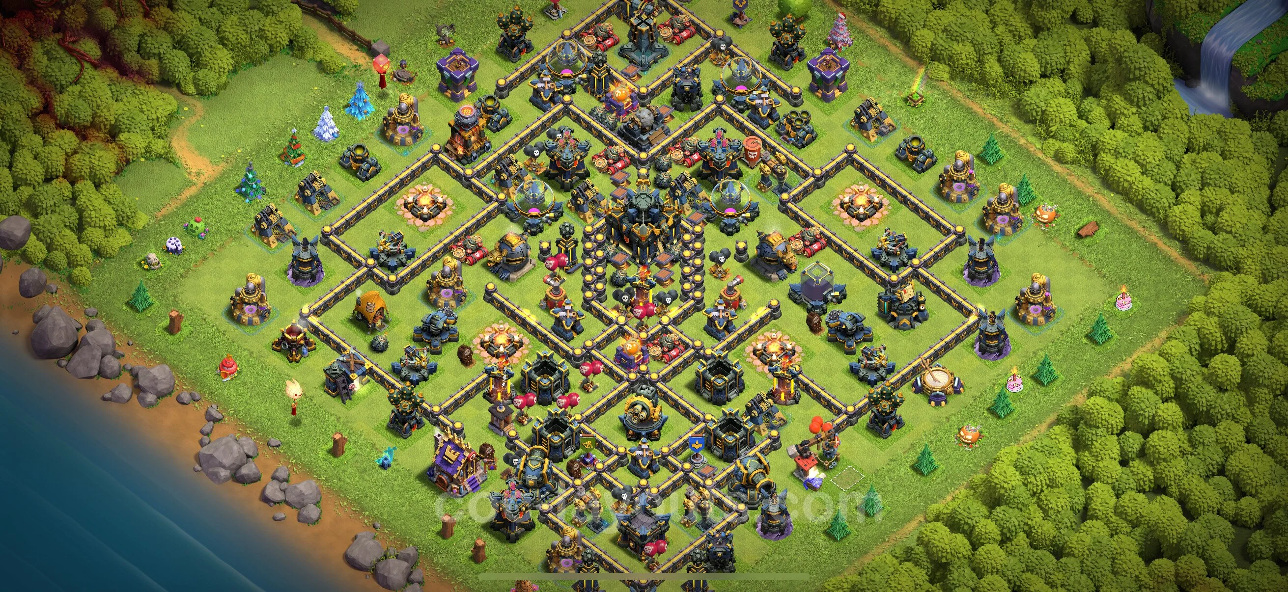Defense (Trophy) Base TH17 with Link, Legend League - plan / layout / design - Clash of Clans 2026 - (#69) — Verdediging TH17