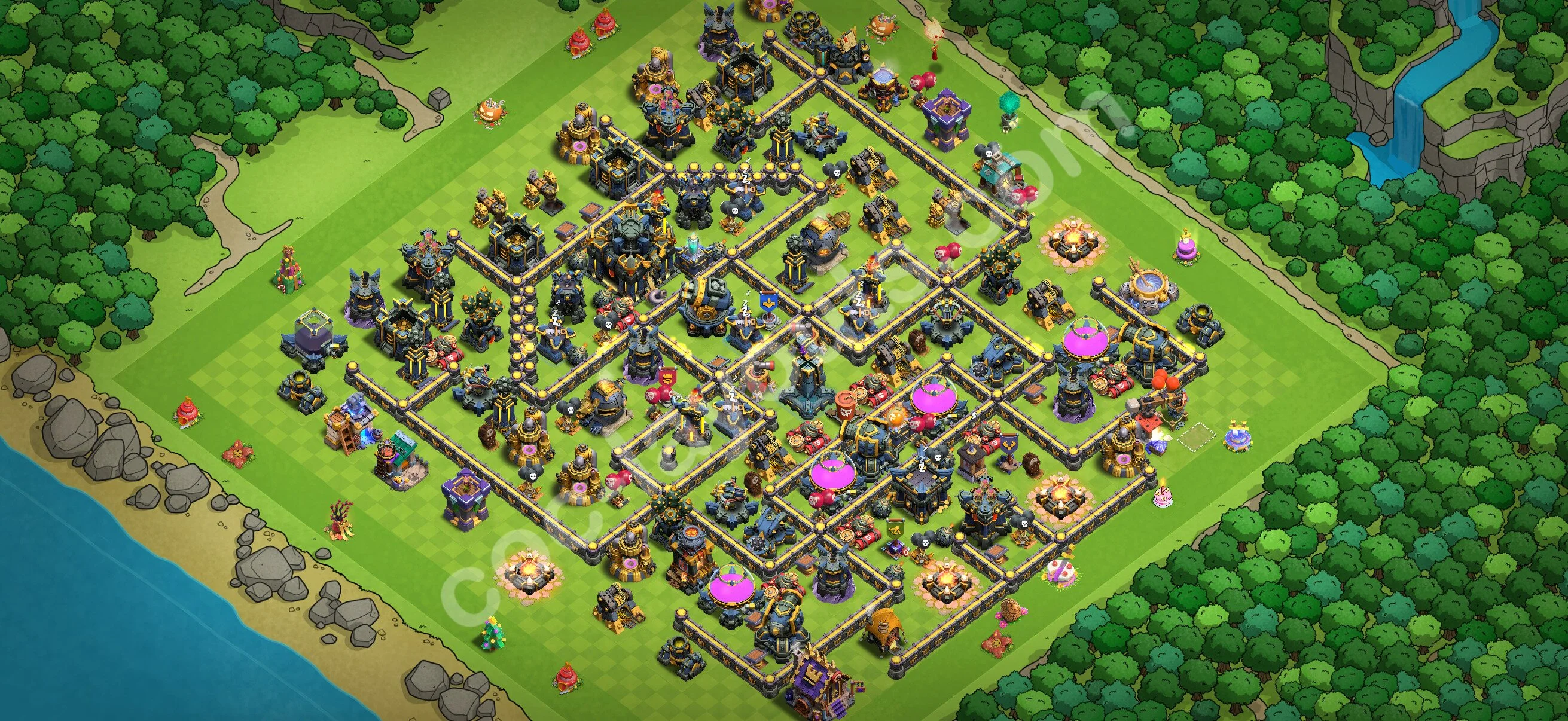 Top Base TH17 with Link - Anti Everything Defence Plan - Clash of Clans 2026 - (#70) — Défense TH17