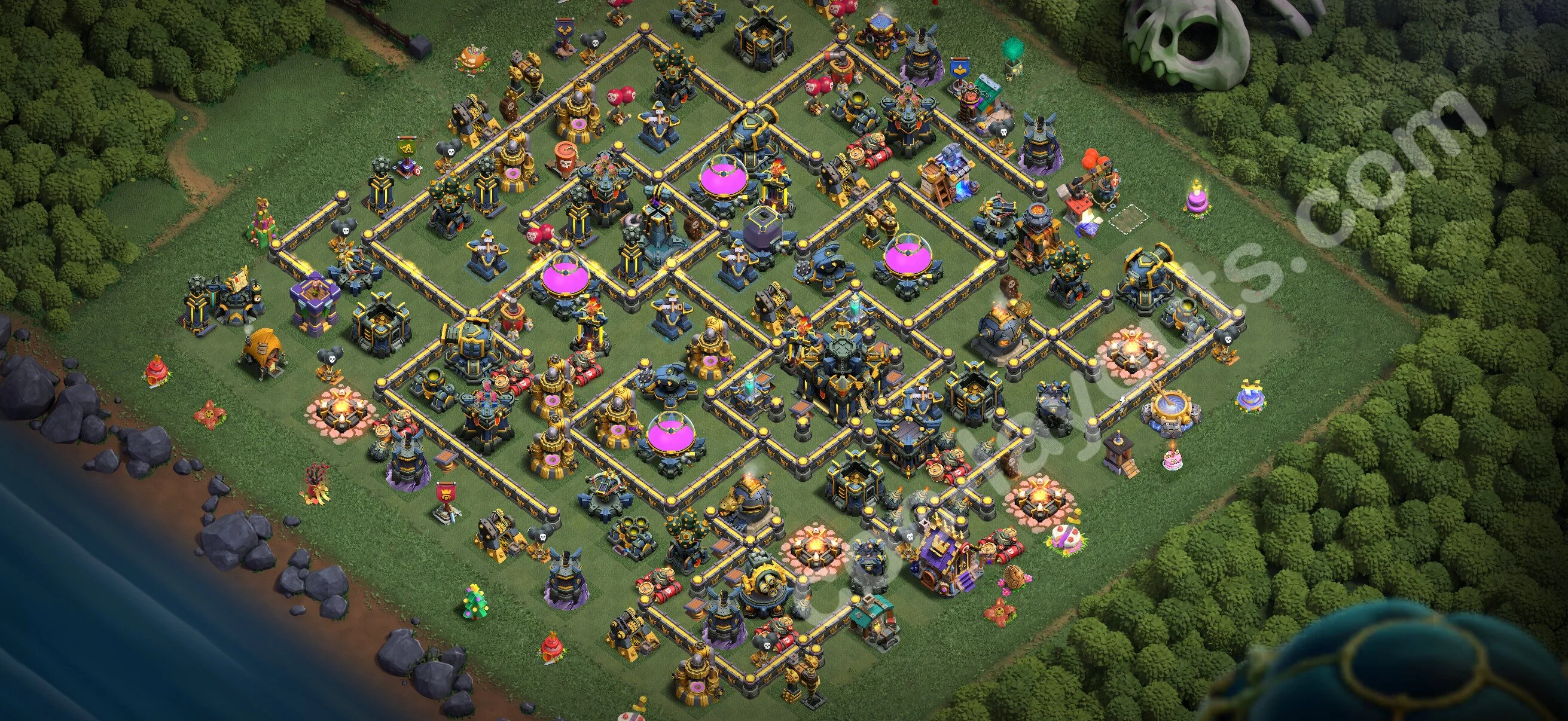 Anti 3 Stars Base TH17 with Link - best plan / layout / design - Clash of Clans 2026 - (#71) — Verteidigung TH17