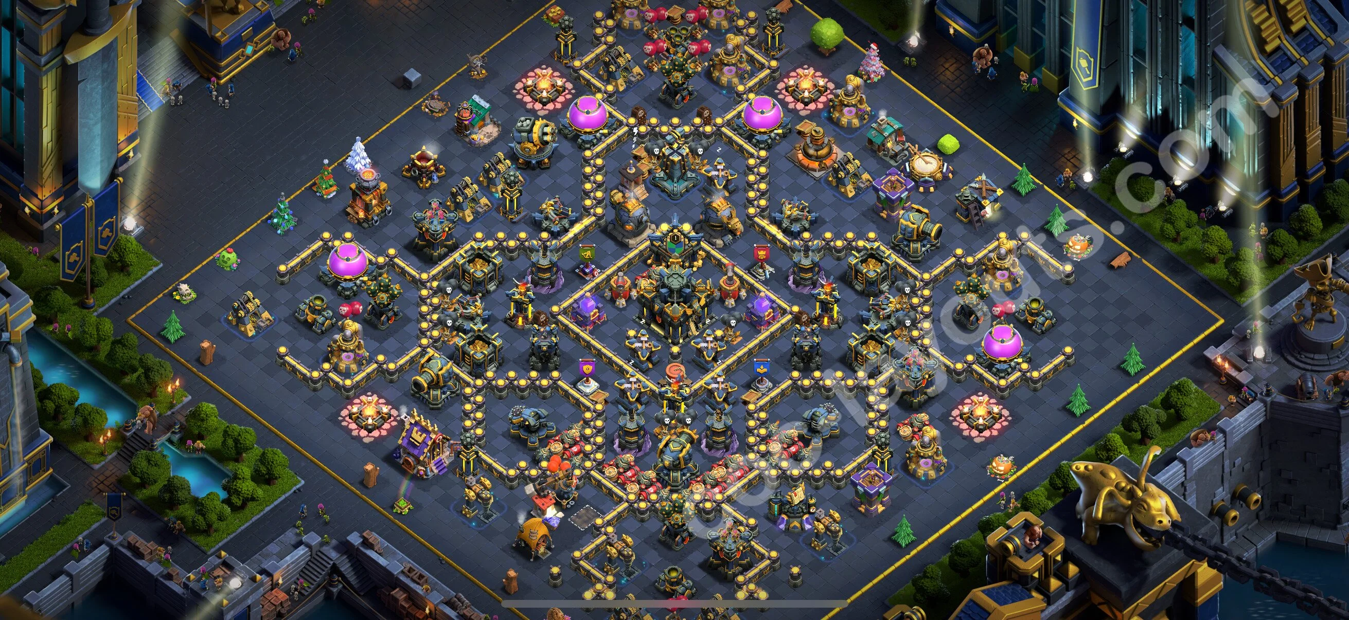 Top Base TH17 with Link - Anti Everything Defence Plan - Clash of Clans 2026 - (#8) — Defense TH17