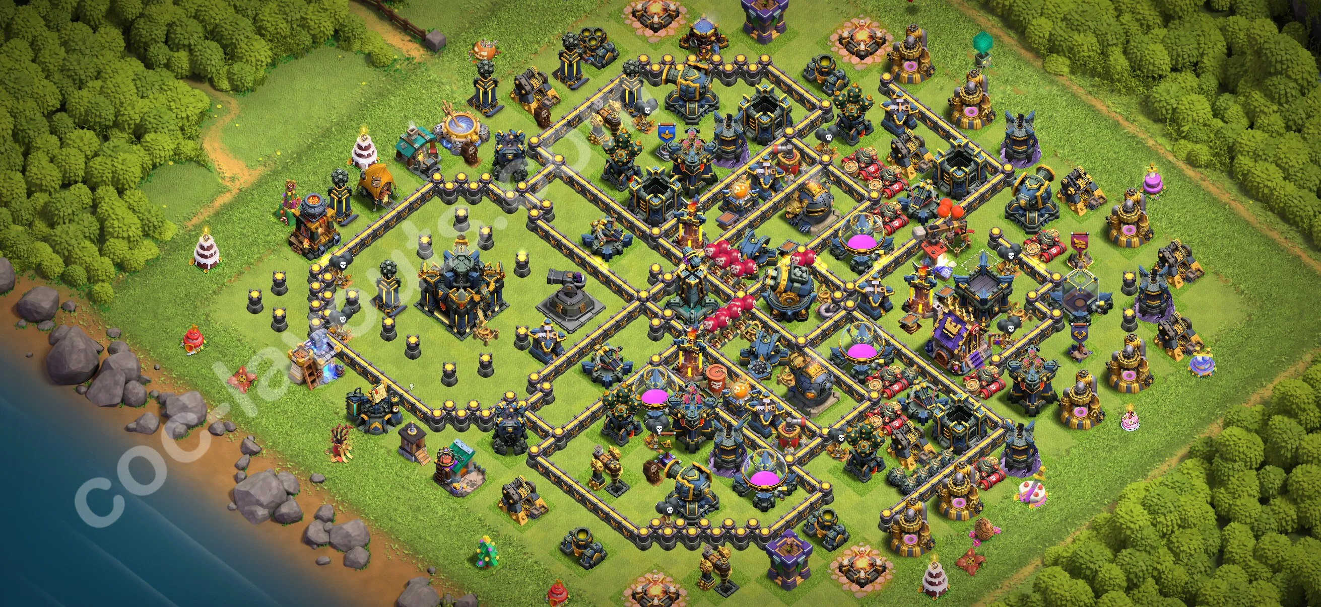 Top Base TH17 with Link, Legend League - Anti Everything Defence Plan - Clash of Clans 2026 - (#84) — Defense TH17