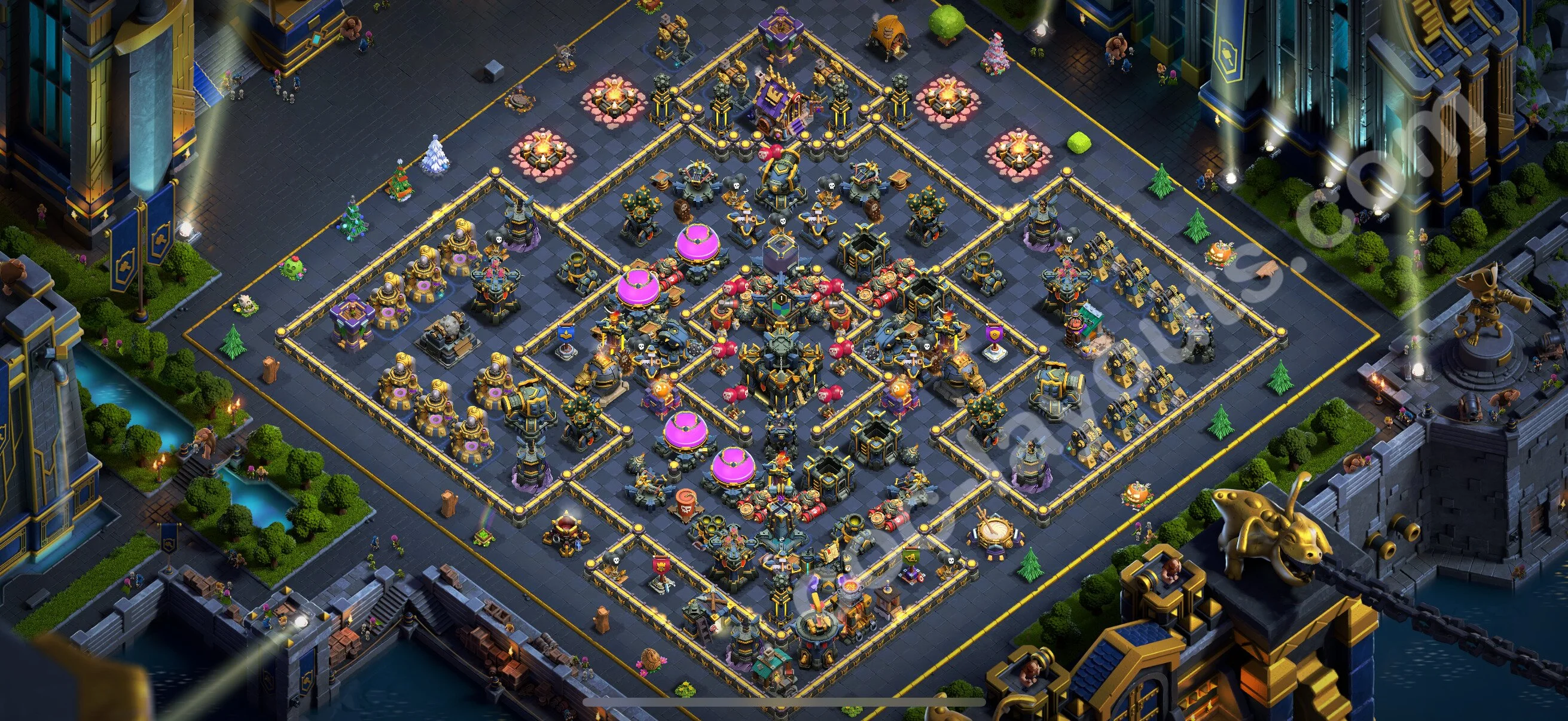 Farming Base TH17 with Link, Anti 3 Stars, Hybrid - plan / layout / design - Clash of Clans 2026 - (#10) — Farm TH17
