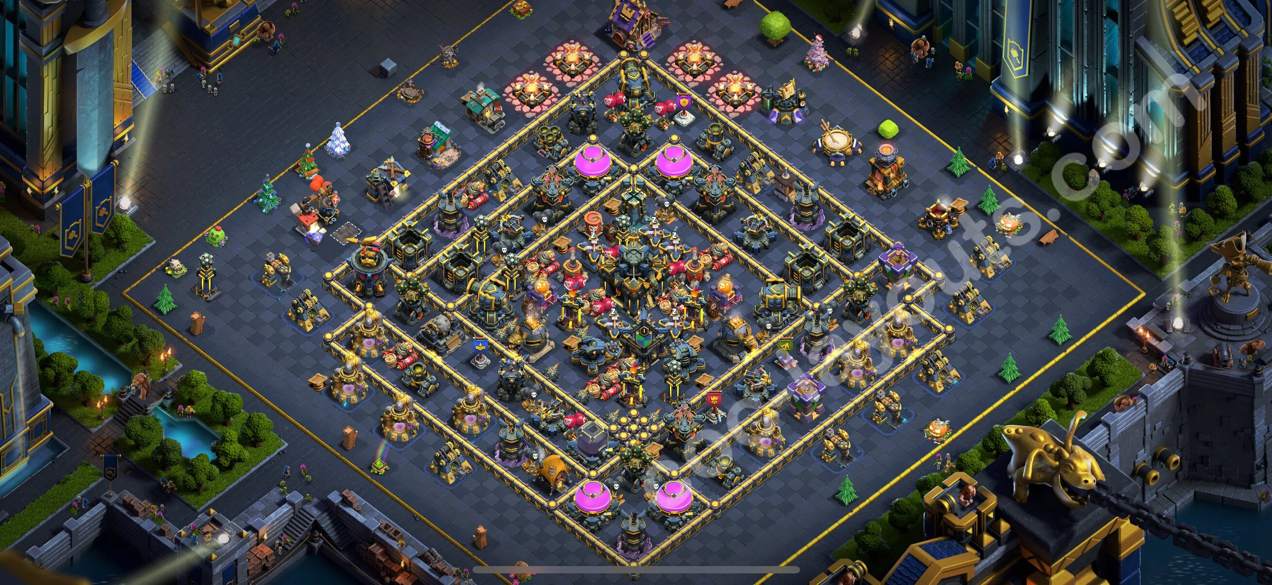 Farming Base TH17 with Link, Hybrid - plan / layout / design - Clash of Clans 2026 - (#11) — Фарм TH17