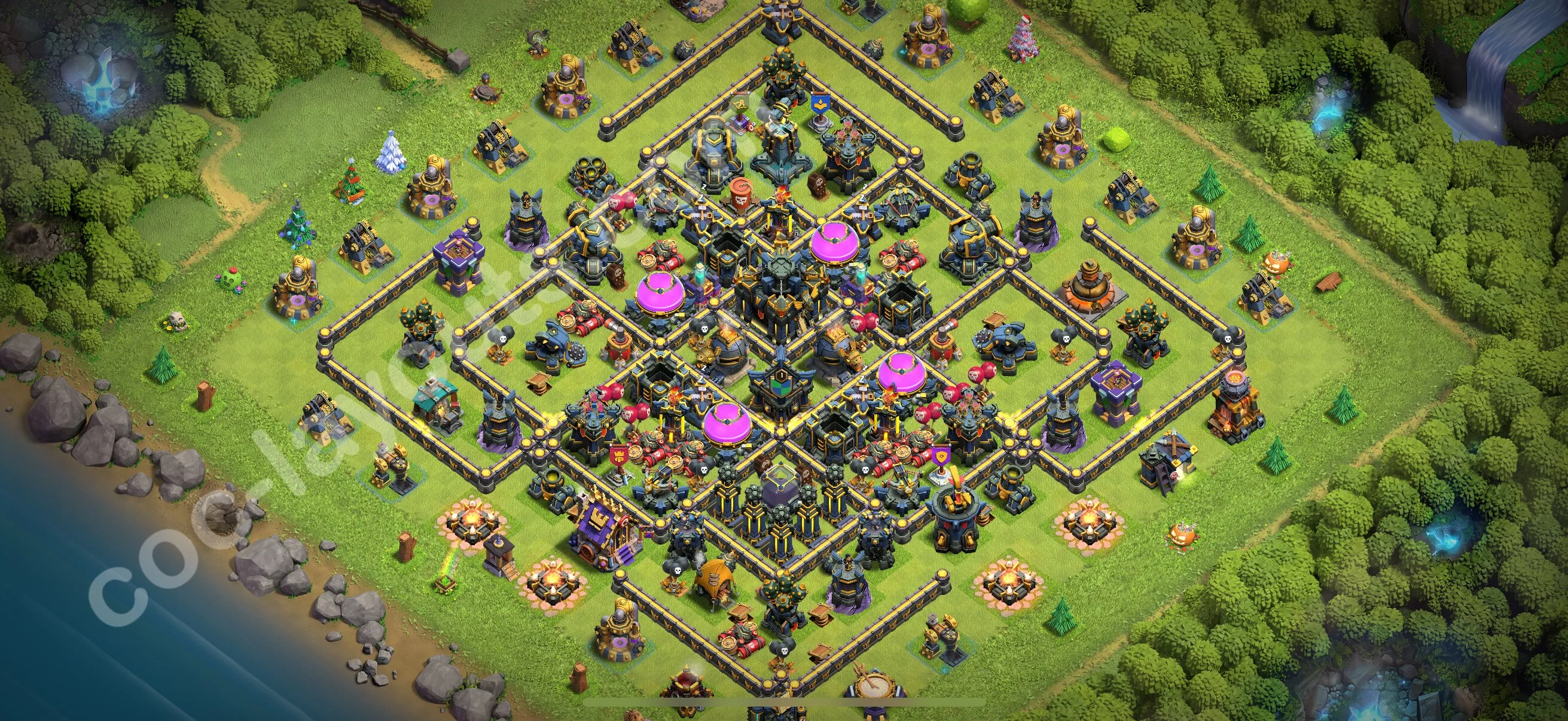 Farming Base TH17 with Link, Anti 3 Stars - plan / layout / design - Clash of Clans 2026 - (#15) — Farming TH17