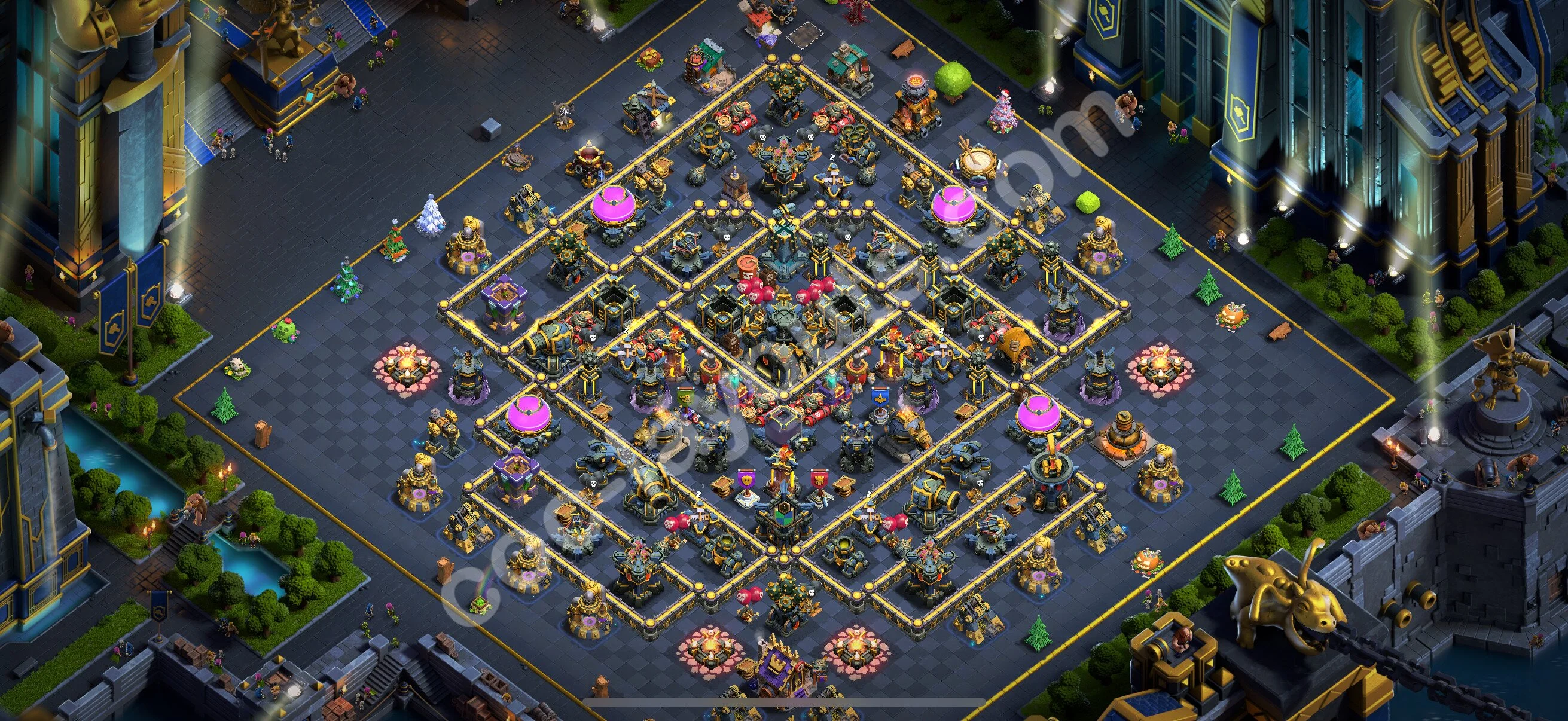 Farming Base TH17 with Link, Anti 3 Stars - plan / layout / design - Clash of Clans 2026 - (#21) — Farm TH17
