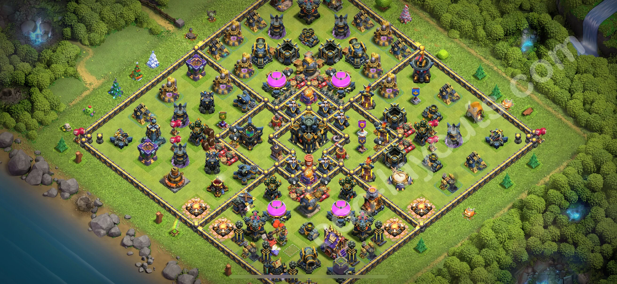 Farming Base TH17 with Link, Anti 3 Stars, Anti Everything - plan / layout / design - Clash of Clans 2026 - (#26) — Farm TH17