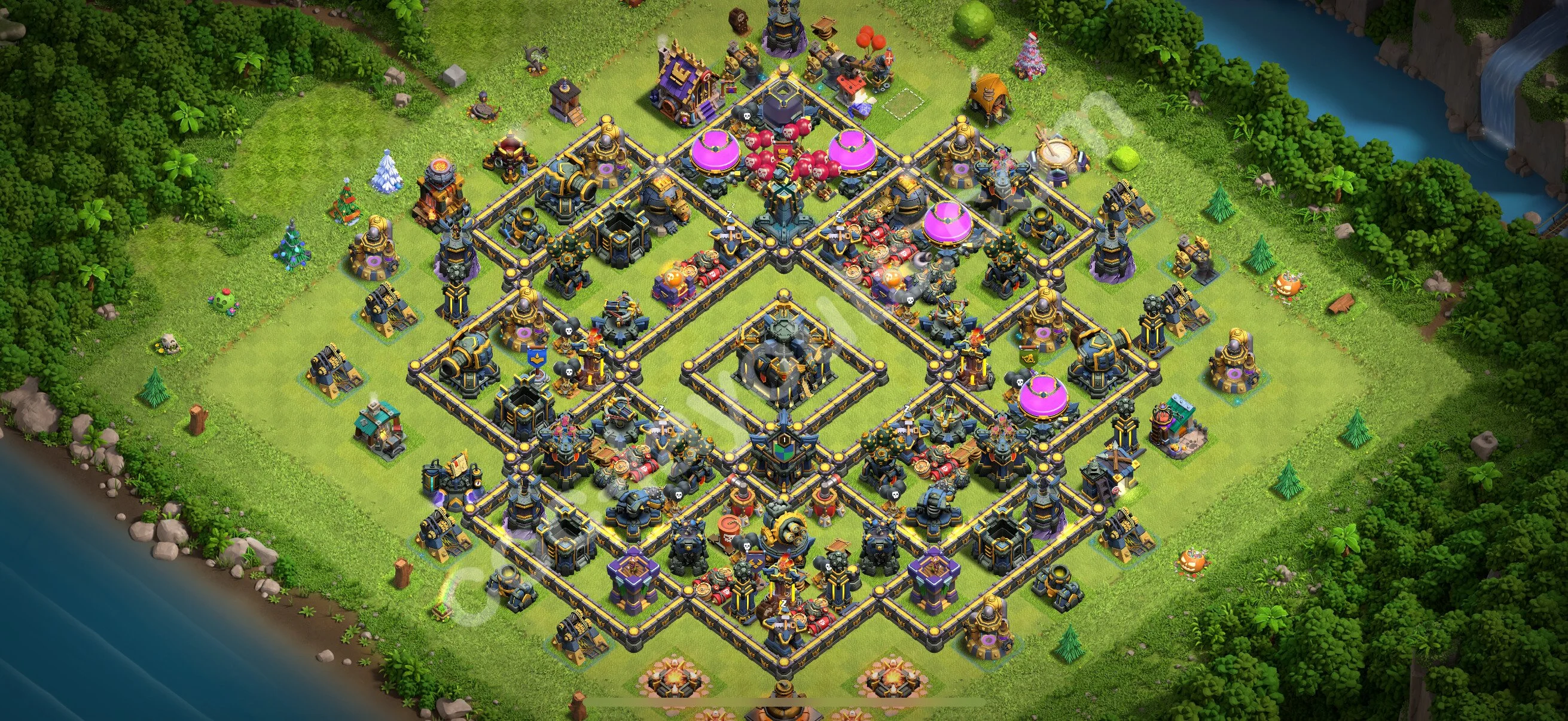 Farming Base TH17 with Link, Hybrid - plan / layout / design - Clash of Clans 2026 - (#31) — Farm TH17
