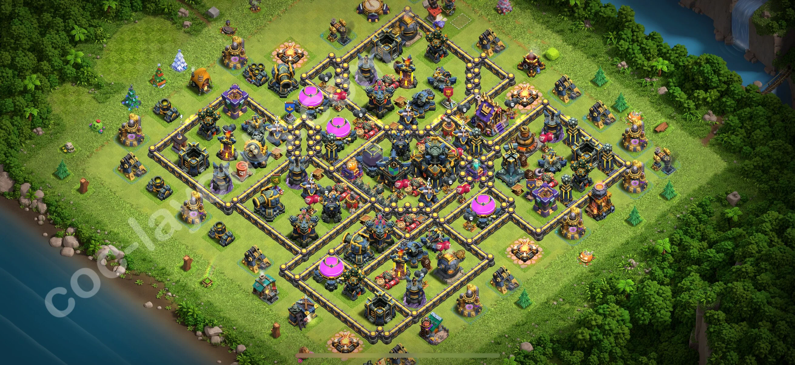 Farming Base TH17 with Link, Hybrid - plan / layout / design - Clash of Clans 2026 - (#32) — Фарм TH17