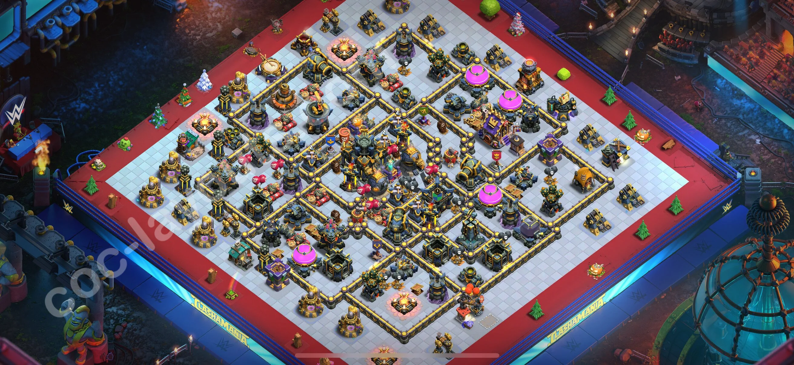 Farming Base TH17 with Link, Anti 2 Stars - plan / layout / design - Clash of Clans 2026 - (#35) — Farma TH17