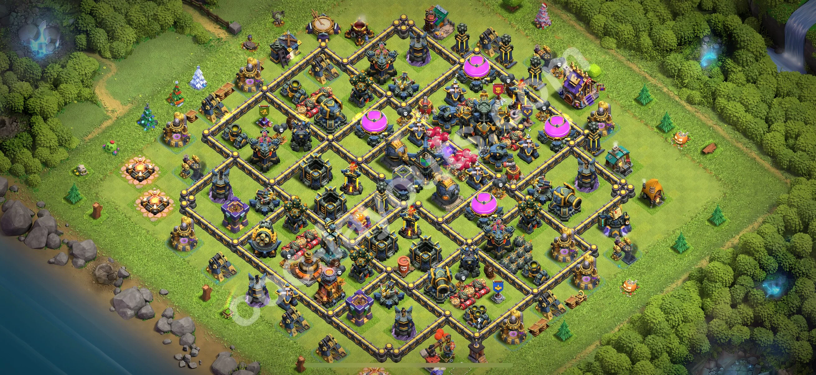 Farming Base TH17 with Link, Anti 3 Stars - plan / layout / design - Clash of Clans 2026 - (#37) — Фарм TH17