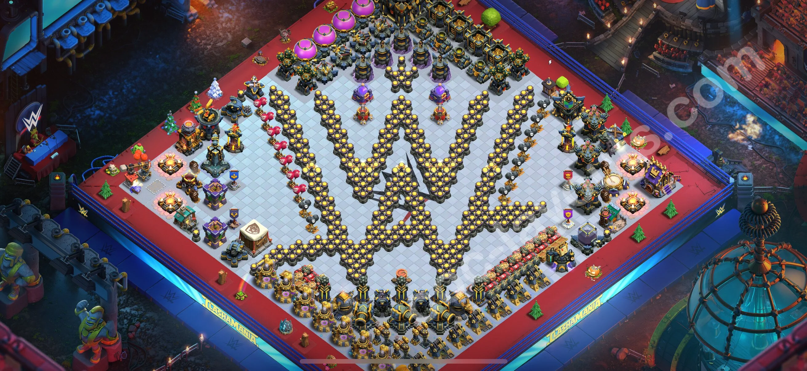 Top Troll Funny Base TH17 with Link - Funny Art Plan 2026 - Clash of Clans - (#15) — Spaß TH17